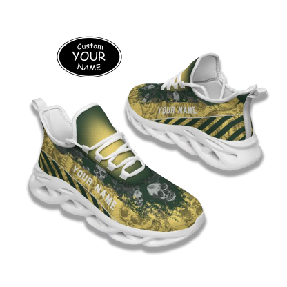 Personalized  Green Bay Sneakers, Custom Breathable Walking Shoes, Patriotic Running Shoes,Max Sowl-25-cy-Green Bay-13-2