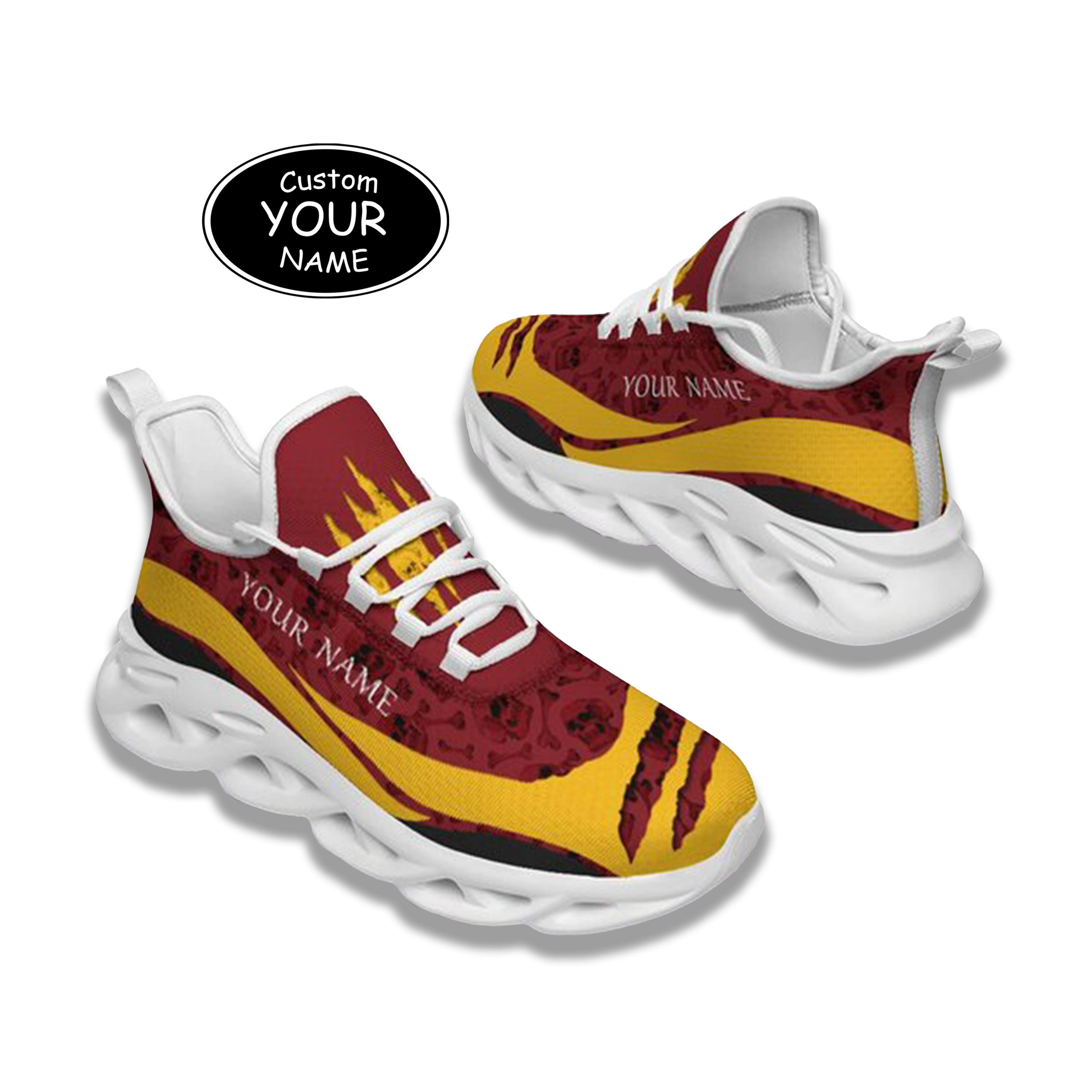 Max Sowl-25-cy-Arizona-1-3，Personalized  Arizona Sneakers, Custom Breathable Walking Shoes, Patriotic Running Shoes