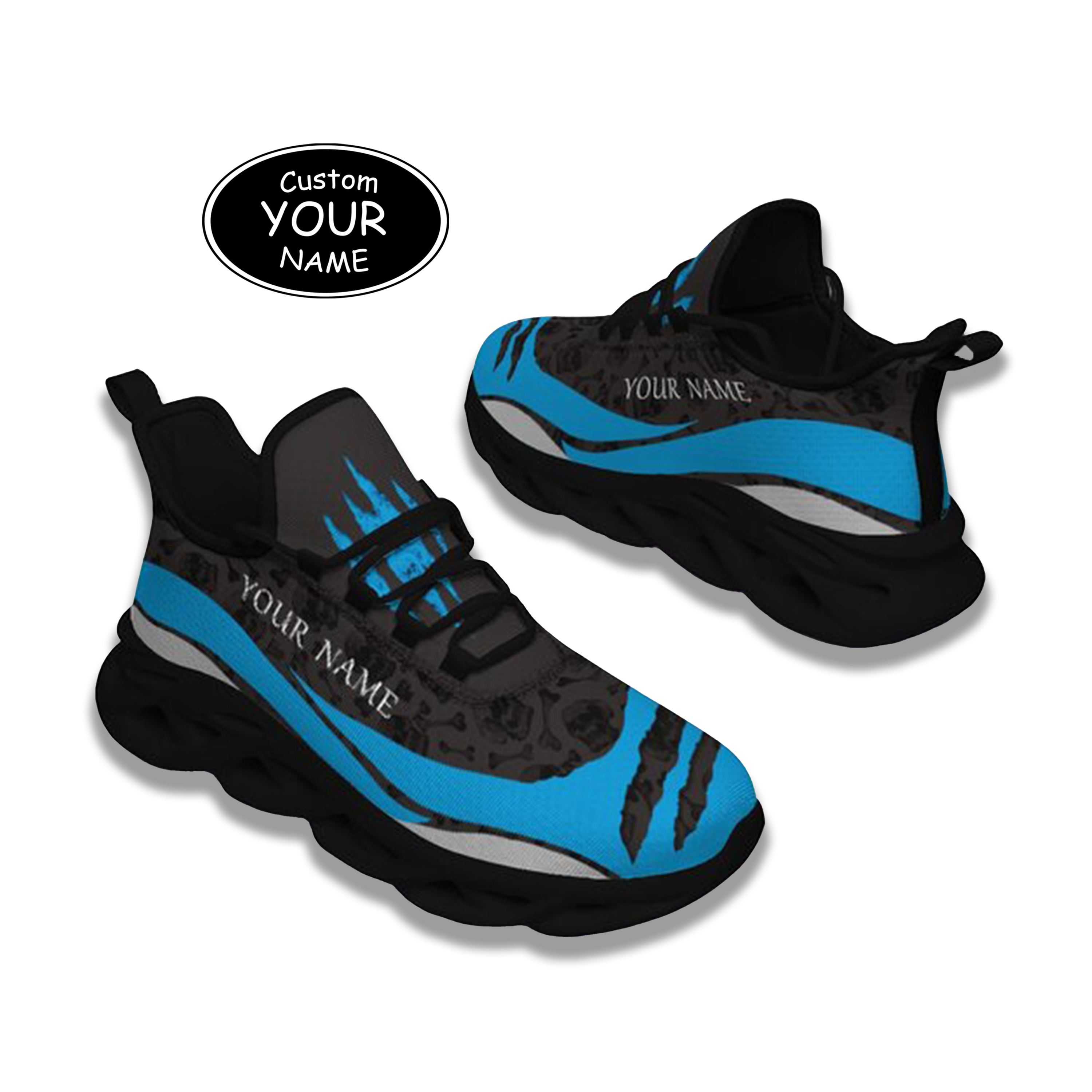 Max Sowl-25-cy-Carolina-5-3，Personalized  Carolina Sneakers, Custom Breathable Walking Shoes, Patriotic Running Shoes