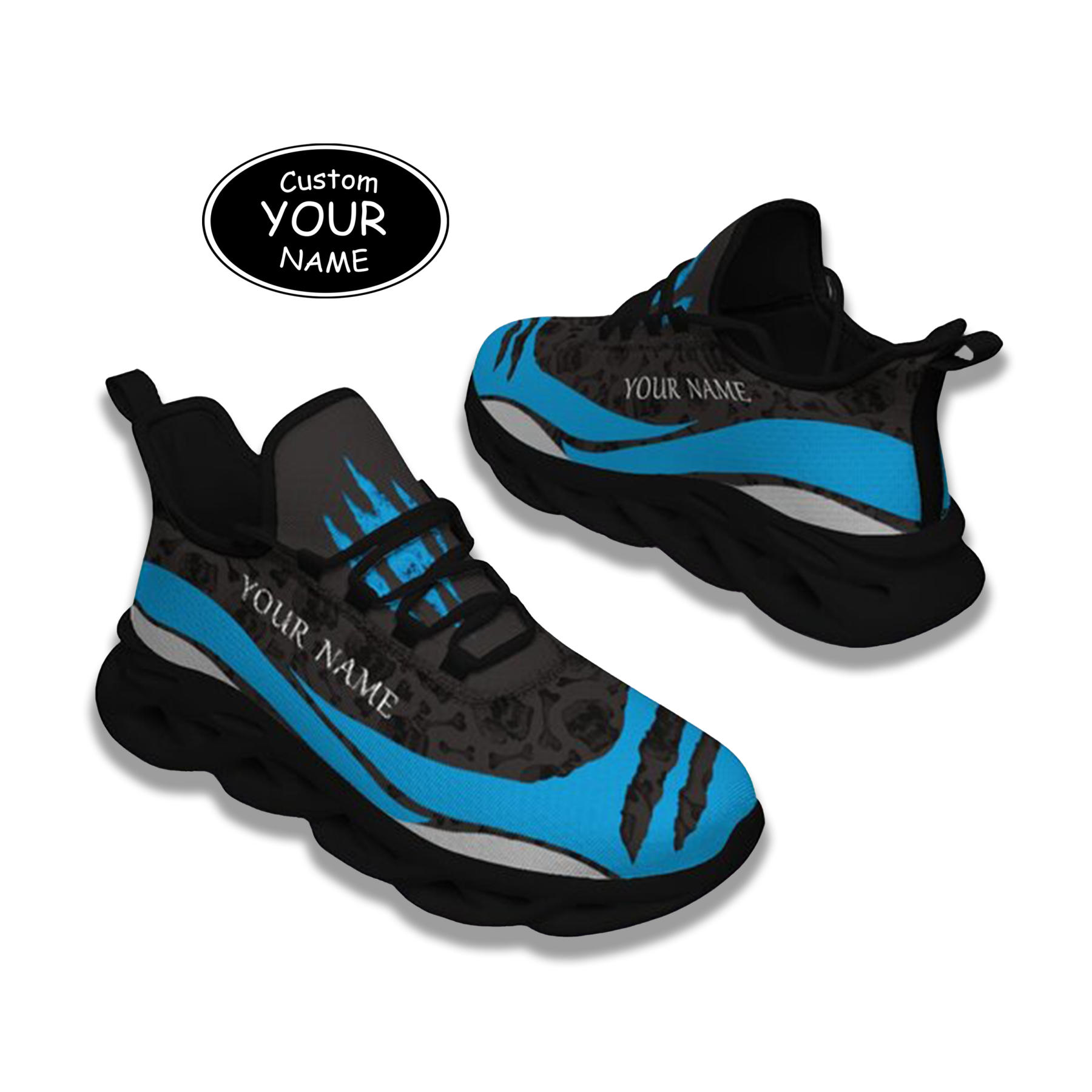 Max Sowl-25-cy-Carolina-5-3，Personalized  Carolina Sneakers, Custom Breathable Walking Shoes, Patriotic Running Shoes