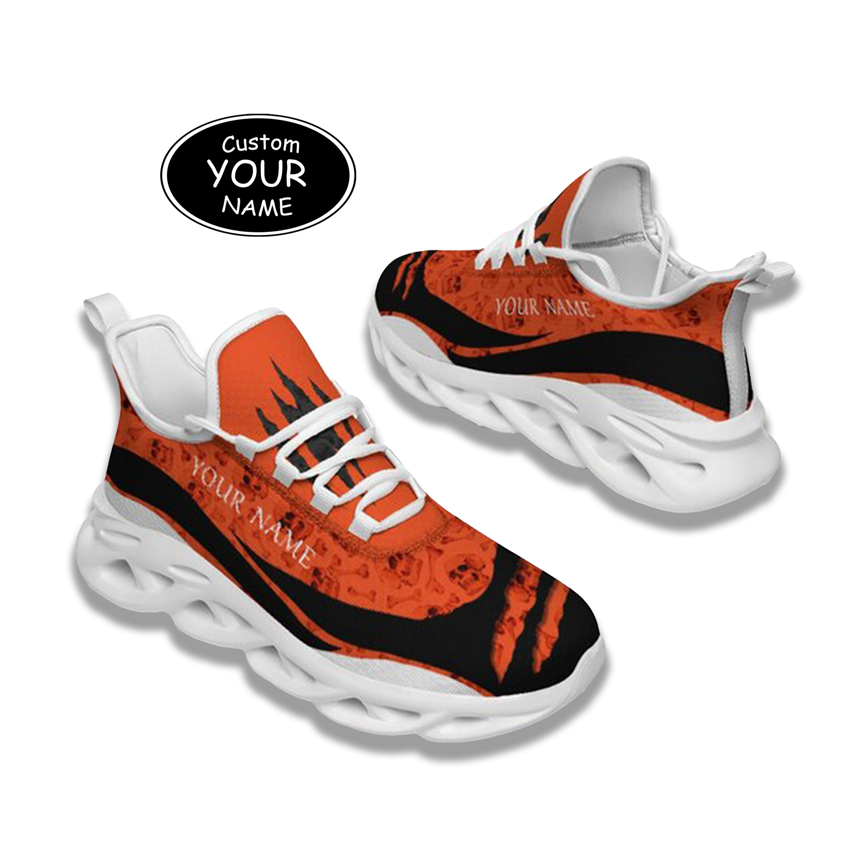 Max Sowl-25-cy-Cincinnati-6-3，Personalized  Cincinnati Sneakers, Custom Breathable Walking Shoes, Patriotic Running Shoes