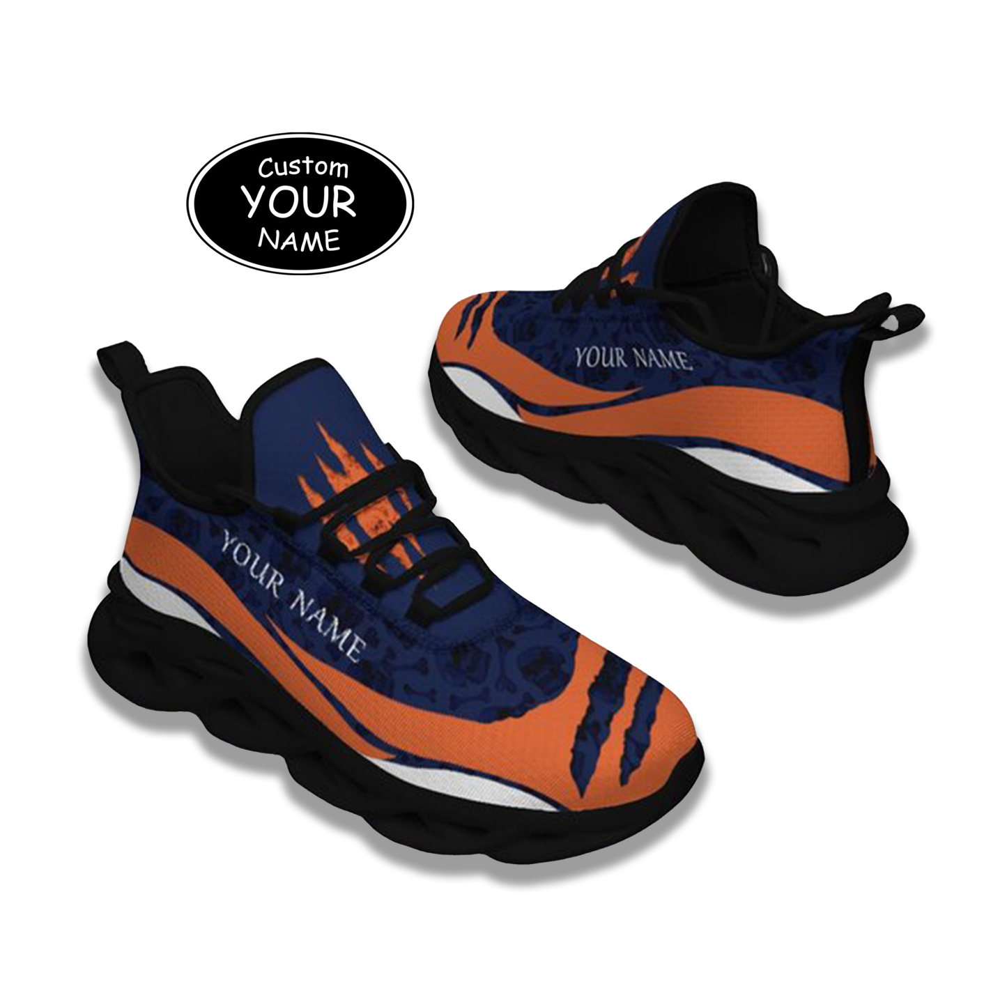 Max Sowl-25-cy-Chicago-7-3，Personalized  Chicago Sneakers, Custom Breathable Walking Shoes, Patriotic Running Shoes
