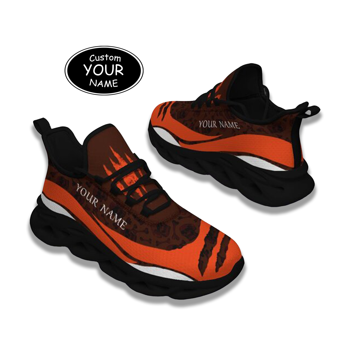Max Sowl-25-cy-Cleveland-8-3，Personalized  Cleveland Sneakers, Custom Breathable Walking Shoes, Patriotic Running Shoes