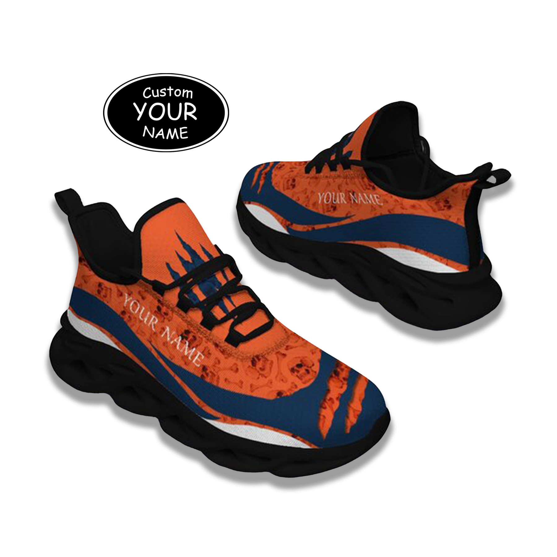 Max Sowl-25-cy-Denver-10-3，Personalized  Denver Sneakers, Custom Breathable Walking Shoes, Patriotic Running Shoes