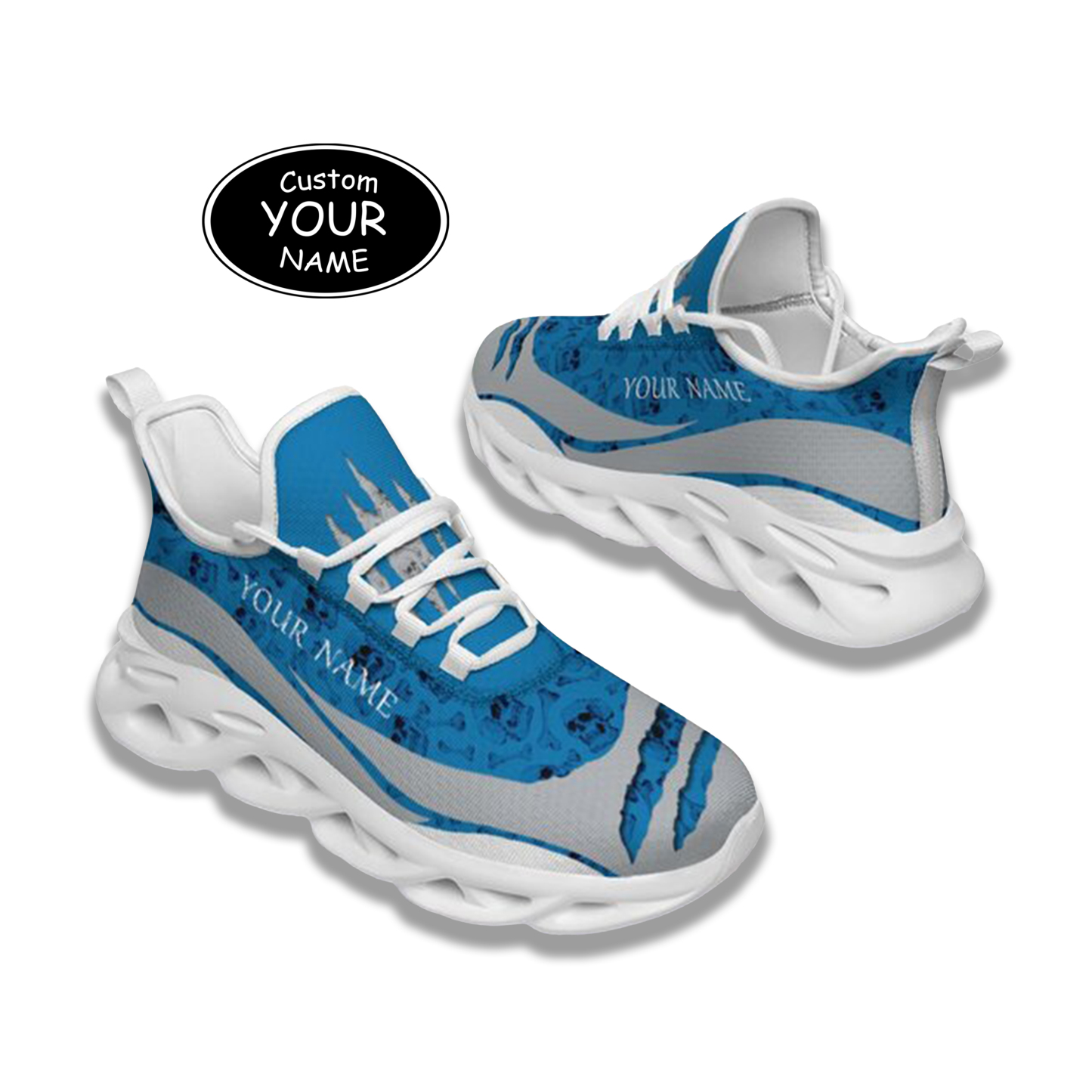 Max Sowl-25-cy-Detroit-11-3，Personalized  Detroit Sneakers, Custom Breathable Walking Shoes, Patriotic Running Shoes