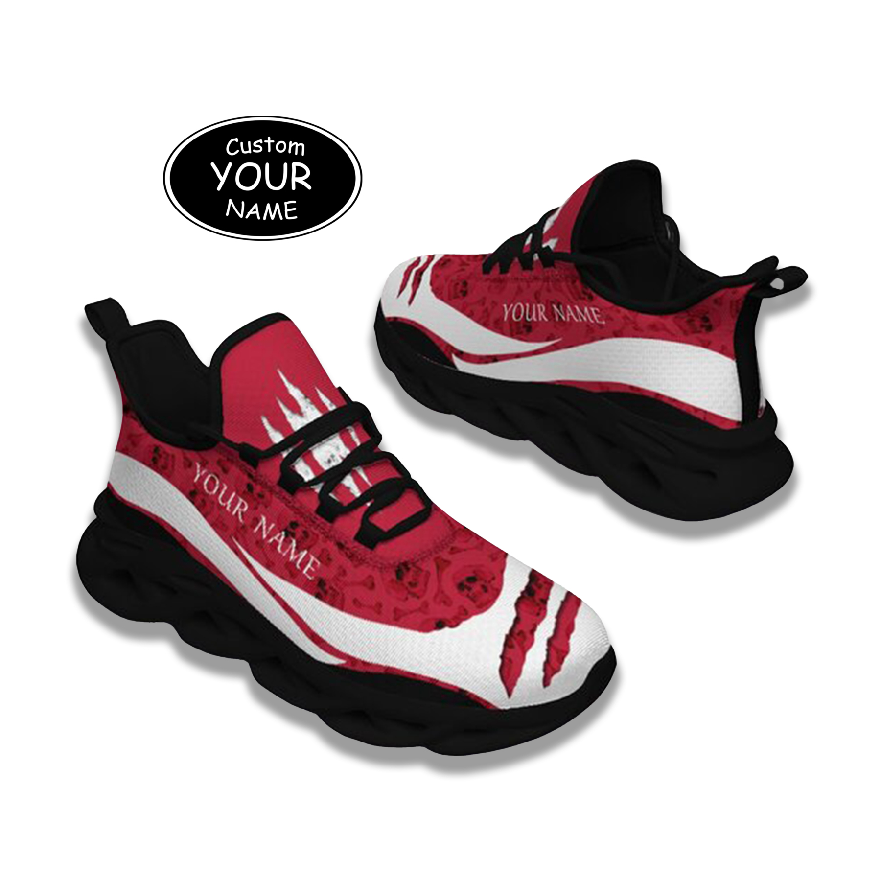 Max Sowl-25-cy-Kansas City-18-3,Personalized  Minnesota Sneakers, Custom Breathable Walking Shoes, Patriotic Running Shoes