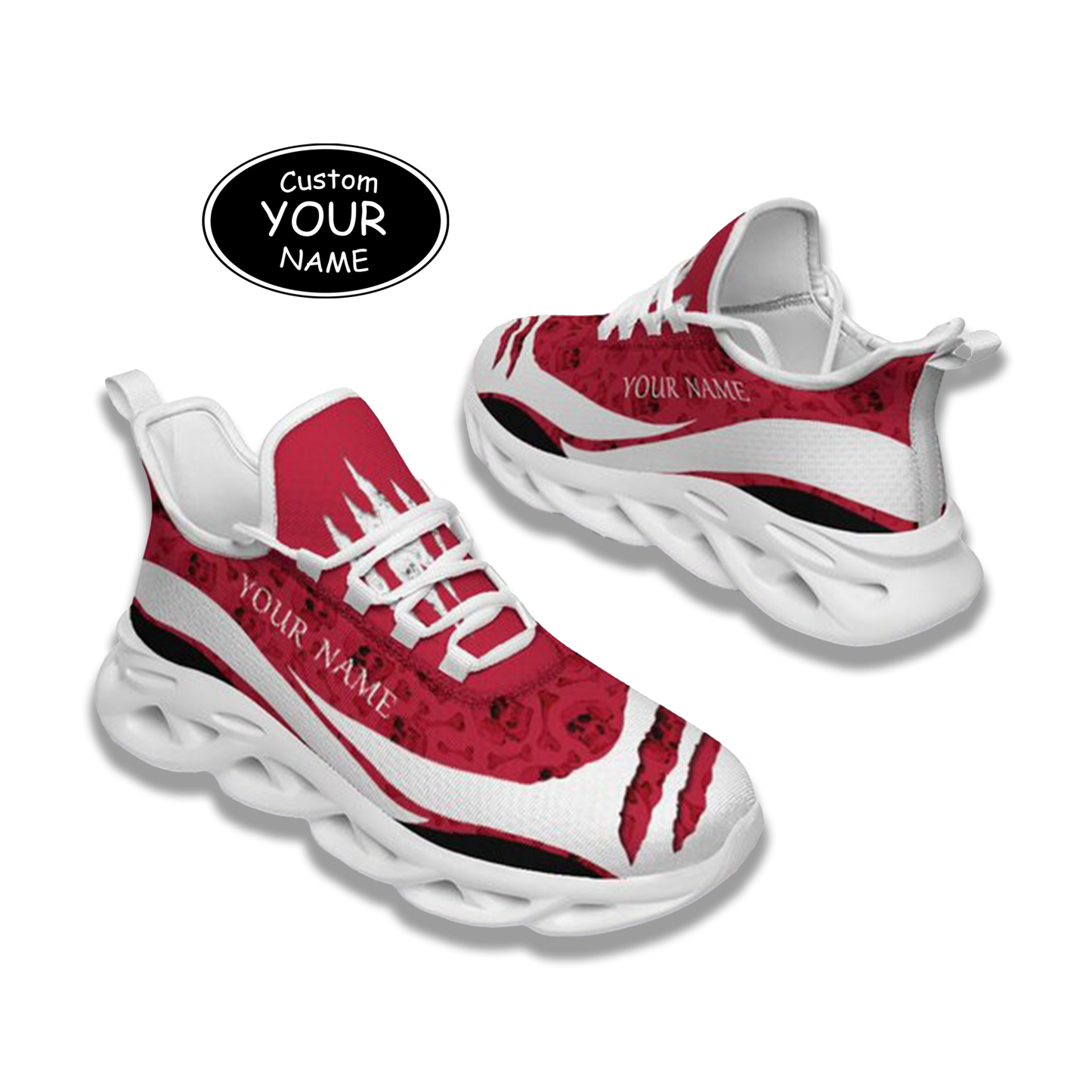 Max Sowl-25-cy-Kansas City-18-3,Personalized  Minnesota Sneakers, Custom Breathable Walking Shoes, Patriotic Running Shoes