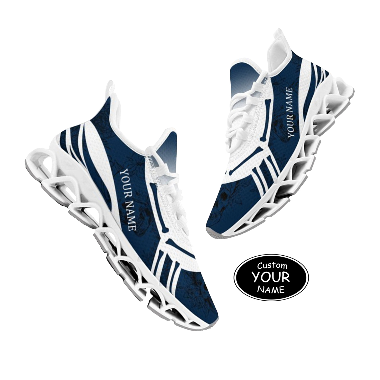 FN003-25-cy-Dallas-9-1，Personalized  Dallas Sneakers, Custom Breathable Walking Shoes, Patriotic Running Shoes