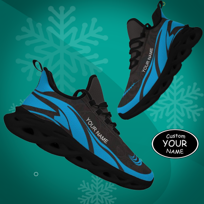 Personalized  North Carolina Sneakers, Custom Breathable Walking Shoes, Patriotic Running Shoes