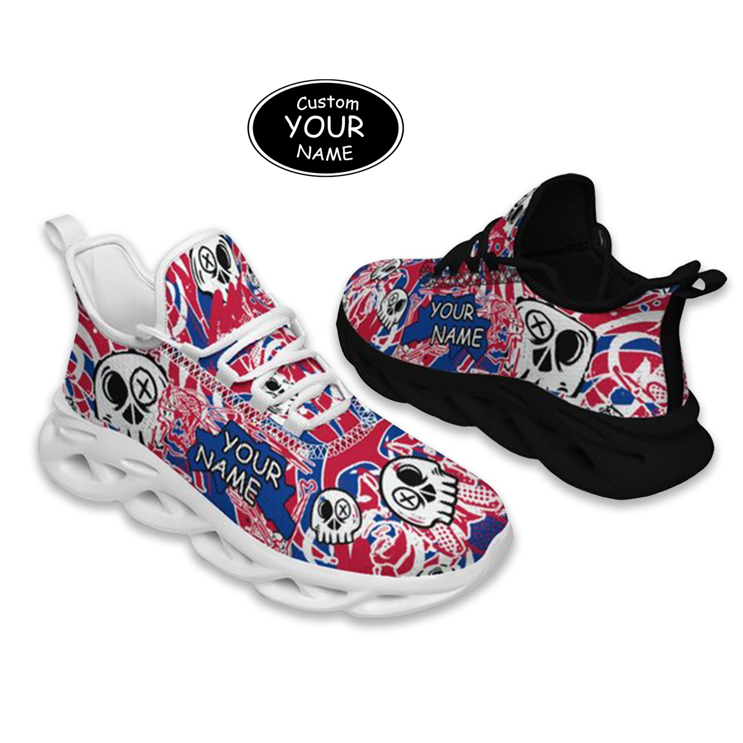 Max Sowl-25-cy-Buffalo-4-7,Personalized Buffalo Sneakers, Custom Breathable Walking Shoes, Patriotic Running Shoes