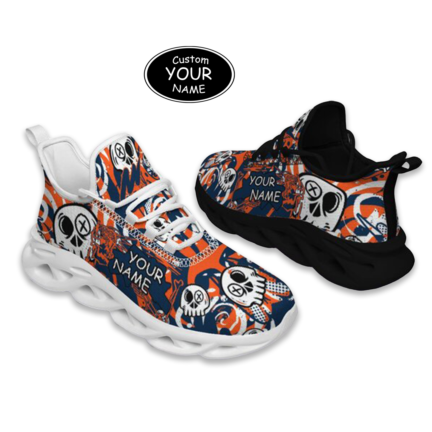 Max Sowl-25-cy-Denver-10-7, Personalized Denver Sneakers, Custom Breathable Walking Shoes, Patriotic Running Shoes