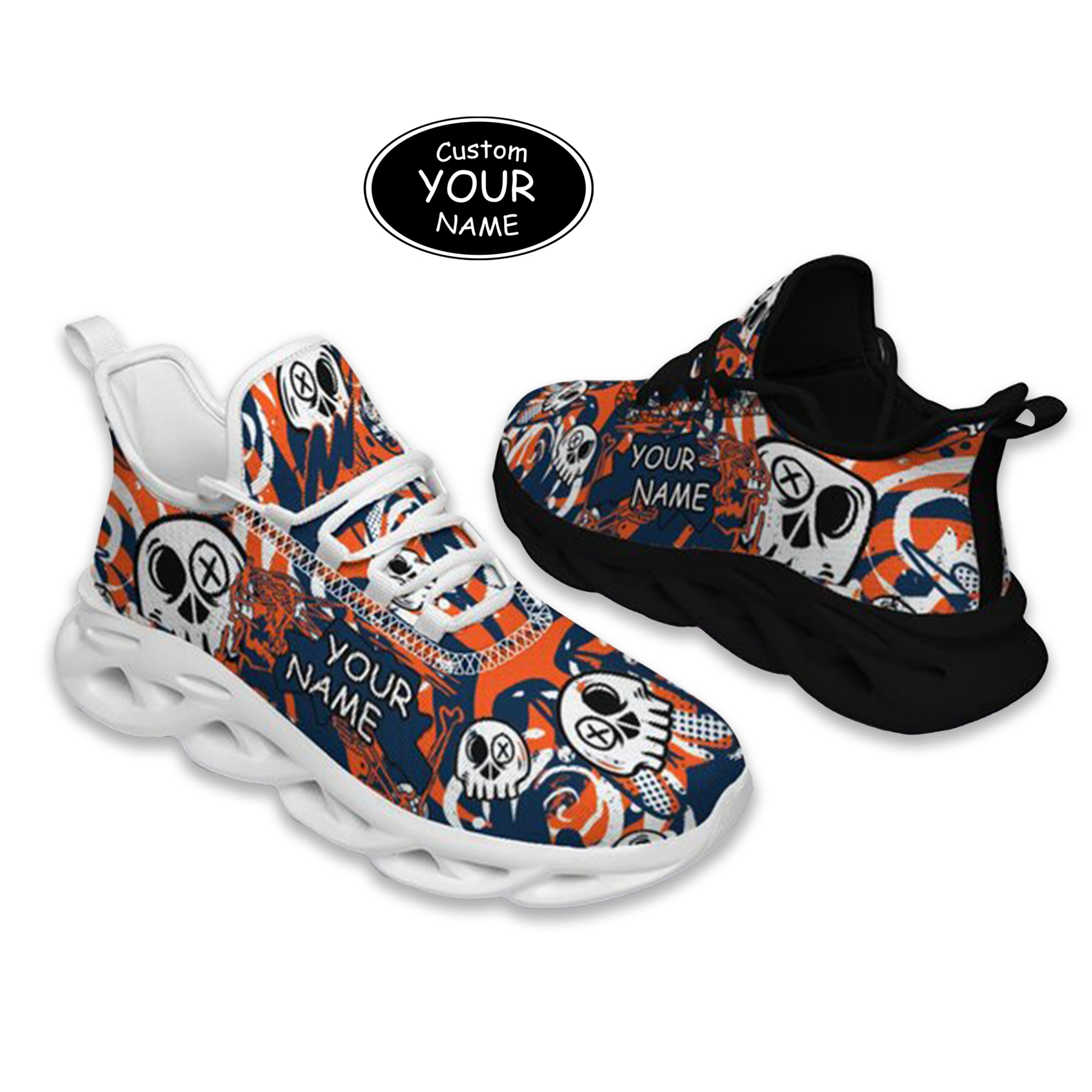 Max Sowl-25-cy-Denver-10-7, Personalized Denver Sneakers, Custom Breathable Walking Shoes, Patriotic Running Shoes