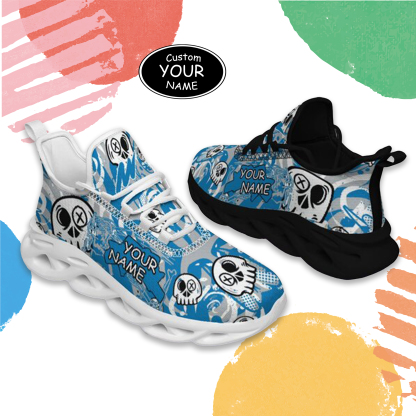 Max Sowl-25-cy-Detroit-11-7, Personalized Detroit Sneakers, Custom Breathable Walking Shoes, Patriotic Running Shoes