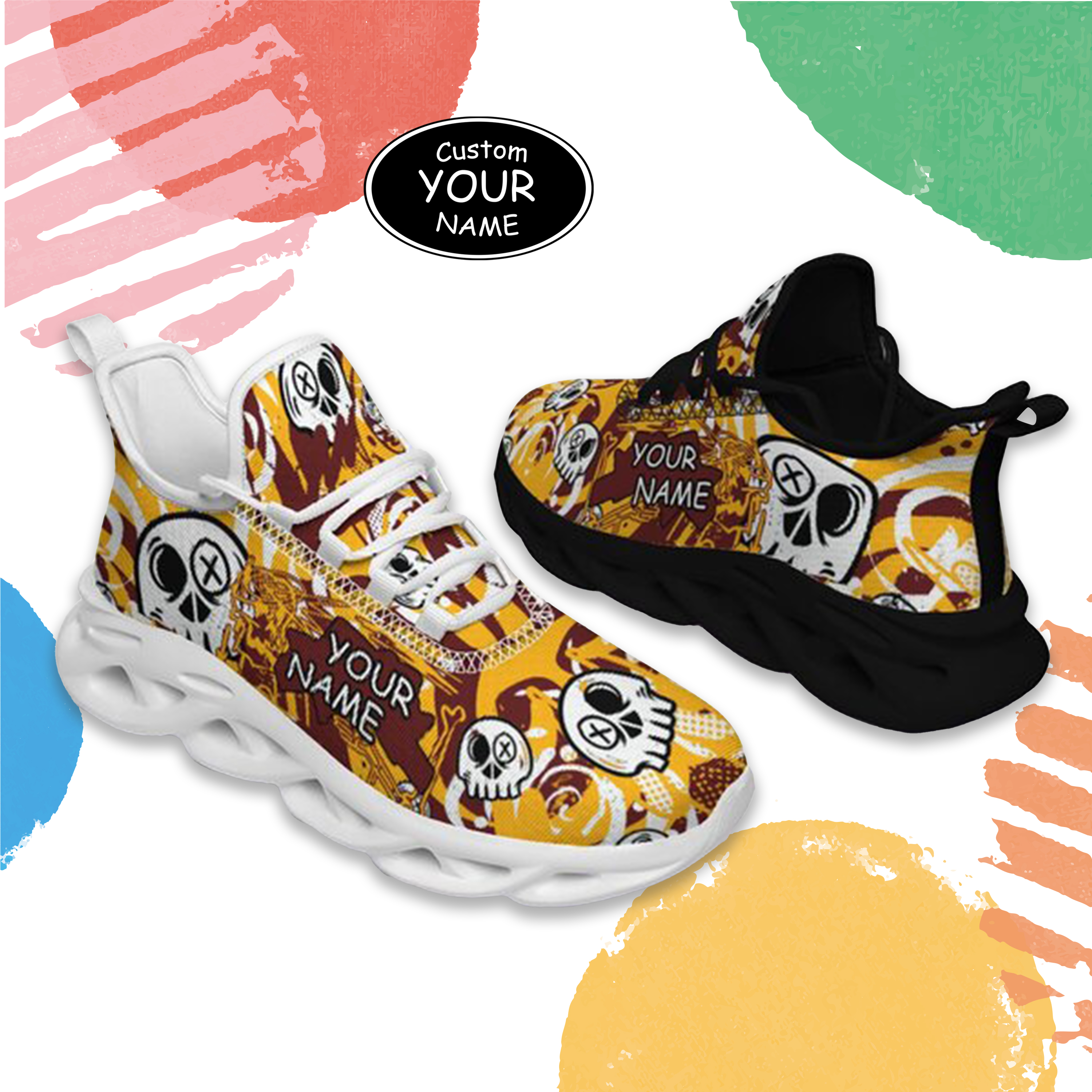 Max Sowl-25-cy-Washington-31-7, Personalized Washington Sneakers, Custom Breathable Walking Shoes, Patriotic Running Shoes