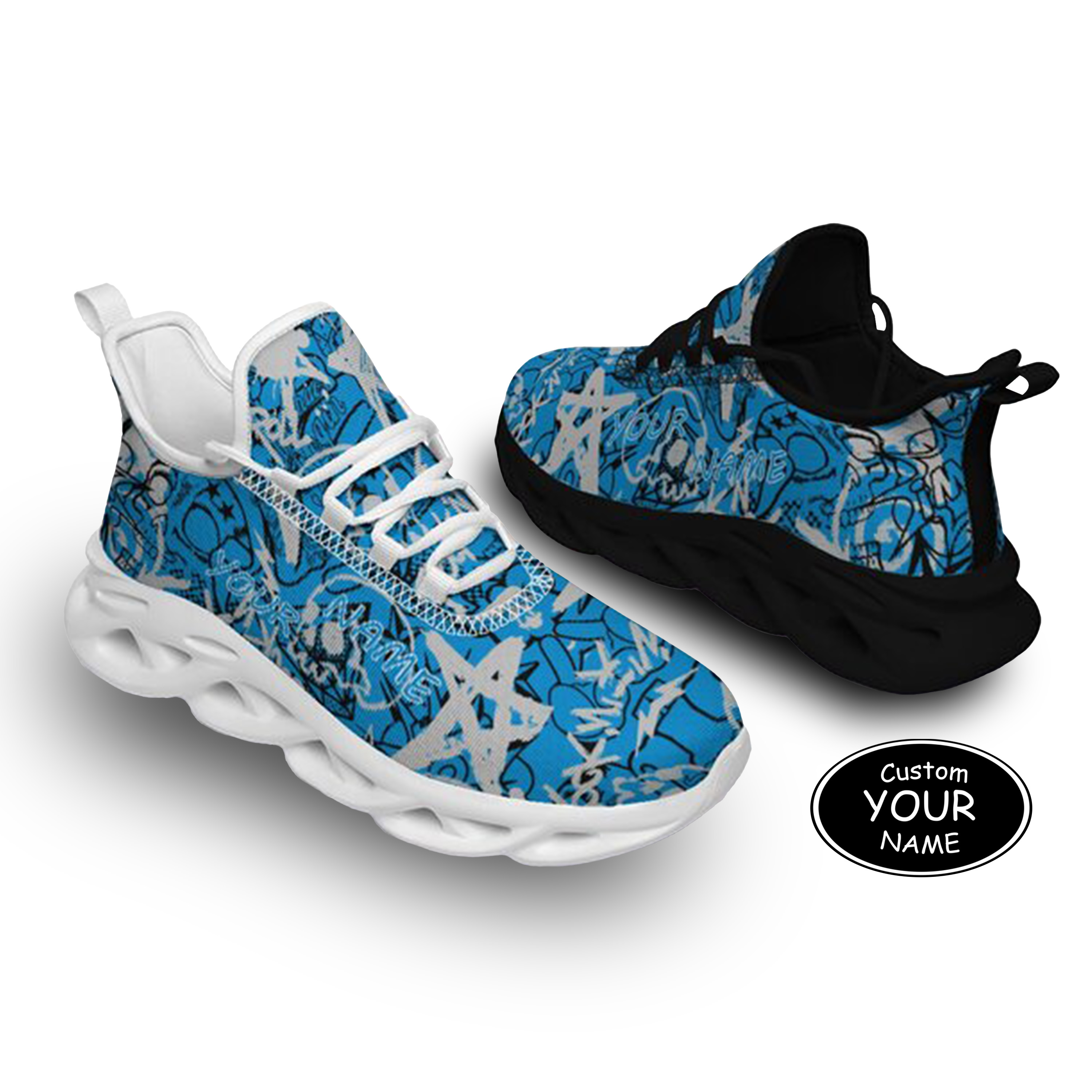 Max Sowl-25-yy-Carolina-5-8, Personalized Carolina Sneakers, Custom Breathable Walking Shoes, Patriotic Running Shoes