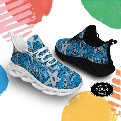 Max Sowl-25-yy-Carolina-5-8, Personalized Carolina Sneakers, Custom Breathable Walking Shoes, Patriotic Running Shoes