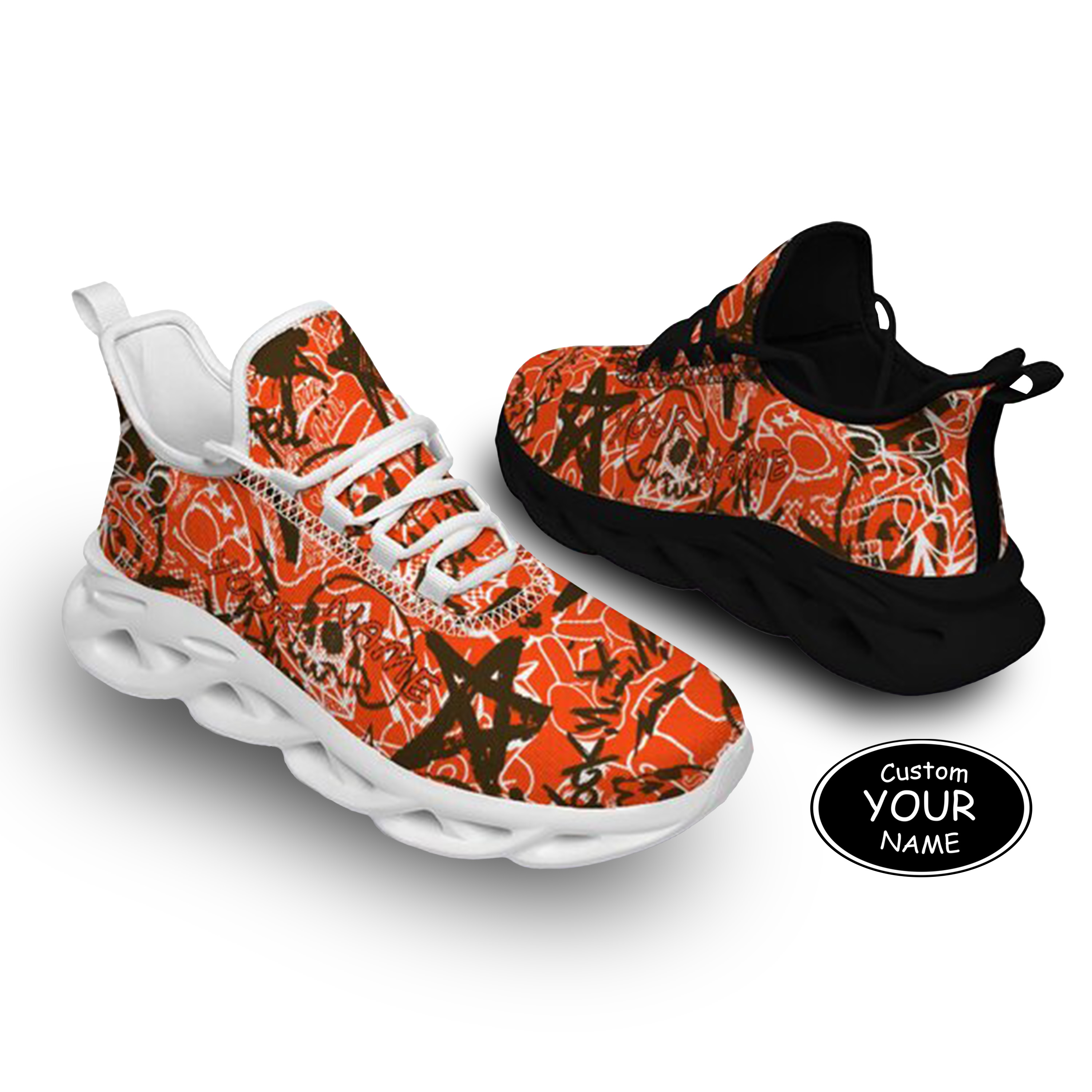 Max Sowl-25-yy-Cleveland-8-8, Personalized Cleveland Sneakers, Custom Breathable Walking Shoes, Patriotic Running Shoes