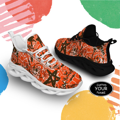 Max Sowl-25-yy-Cleveland-8-8, Personalized Cleveland Sneakers, Custom Breathable Walking Shoes, Patriotic Running Shoes