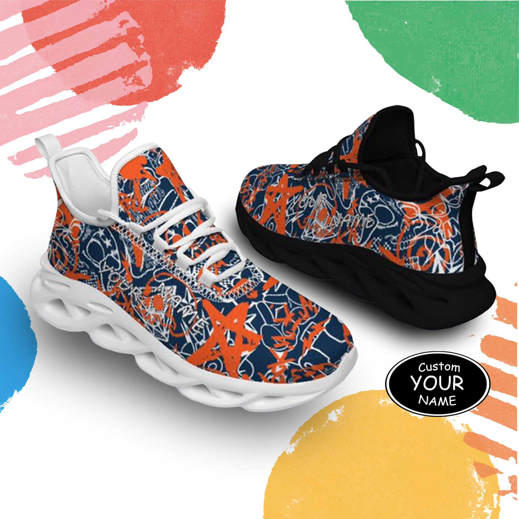 Max Sowl-25-yy-Denver-10-8, Personalized Denver Sneakers, Custom Breathable Walking Shoes, Patriotic Running Shoes