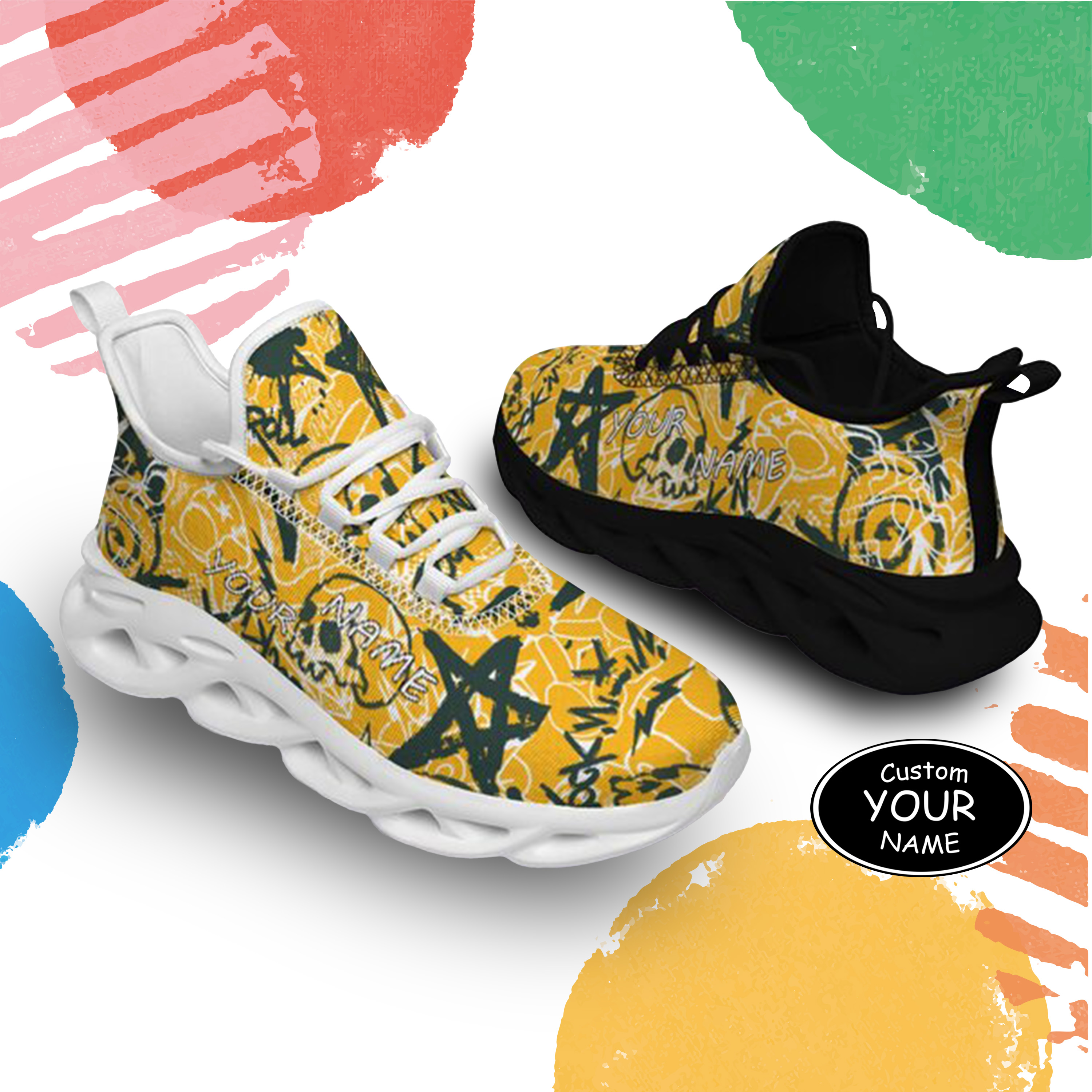 Max Sowl-25-yy-Green Bay-13-8, Personalized Green Bay Sneakers, Custom Breathable Walking Shoes, Patriotic Running Shoes