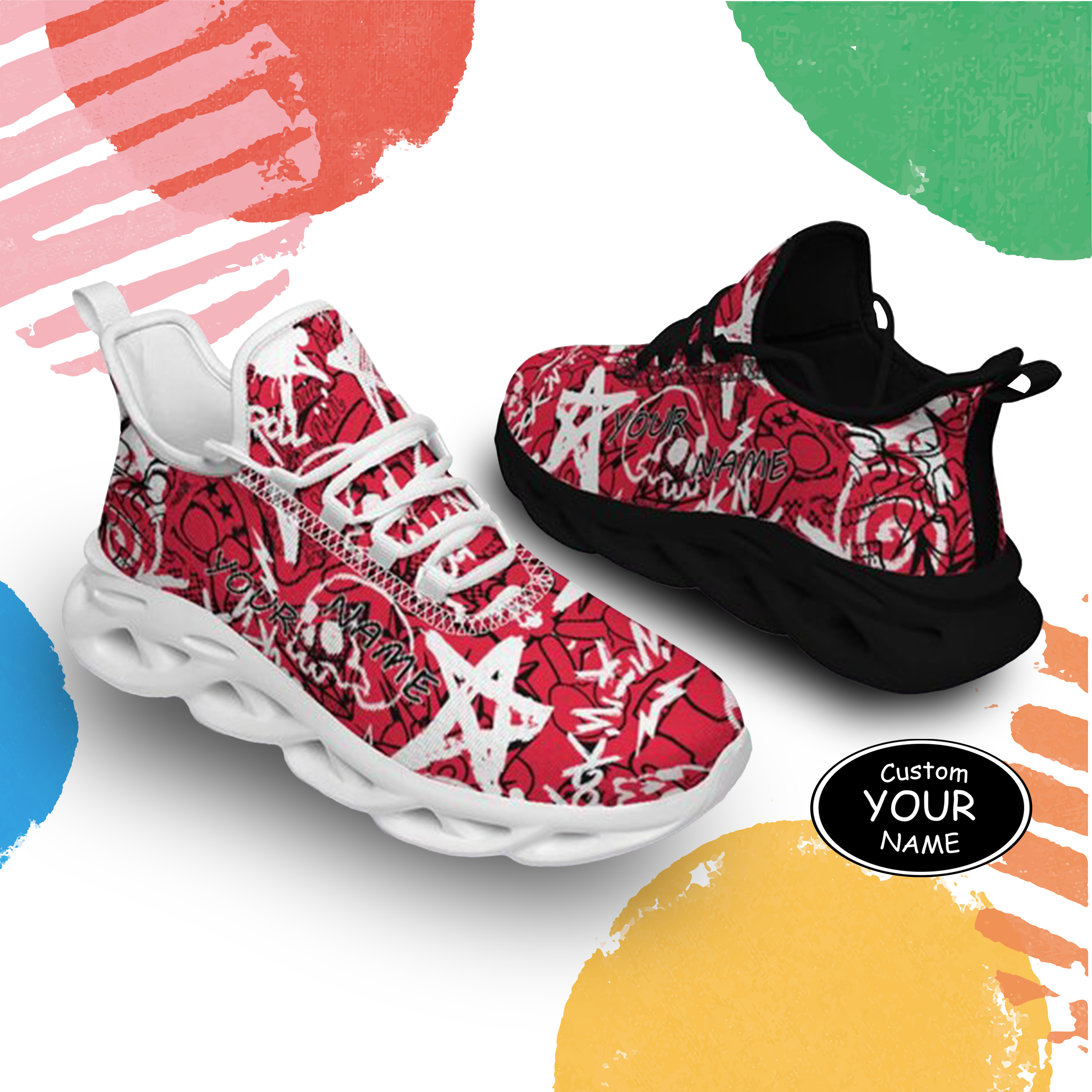 Max Sowl-25-yy-Kansas City-18-8, Personalized Kansas City Sneakers, Custom Breathable Walking Shoes, Patriotic Running Shoes