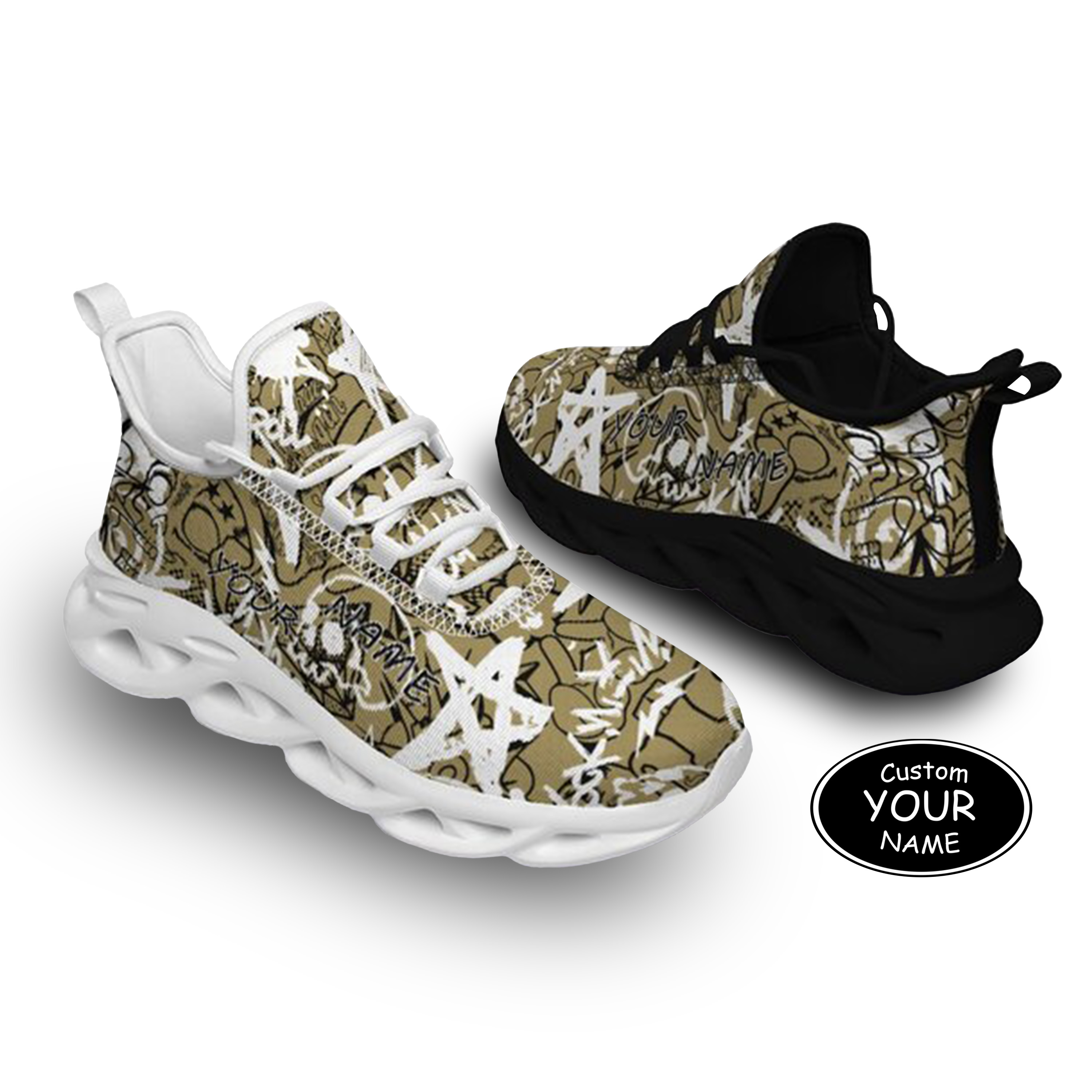 Max Sowl-25-yy-New Orleans-19-8, Personalized New Orleans Sneakers, Custom Breathable Walking Shoes, Patriotic Running Shoes