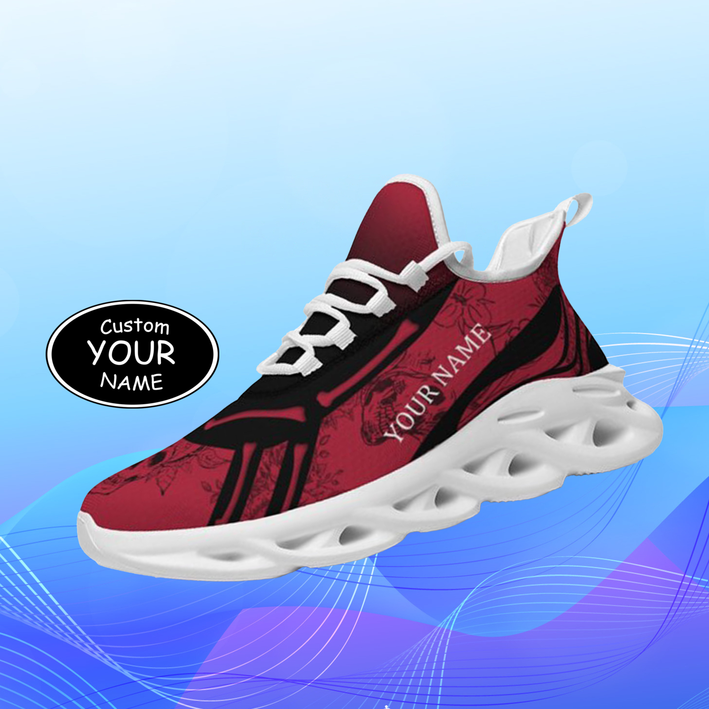 Personalized  Atlanta Sneakers, Custom Breathable Walking Shoes, Patriotic Running Shoes,Max Sowl-25-cy-Atlanta-3-1