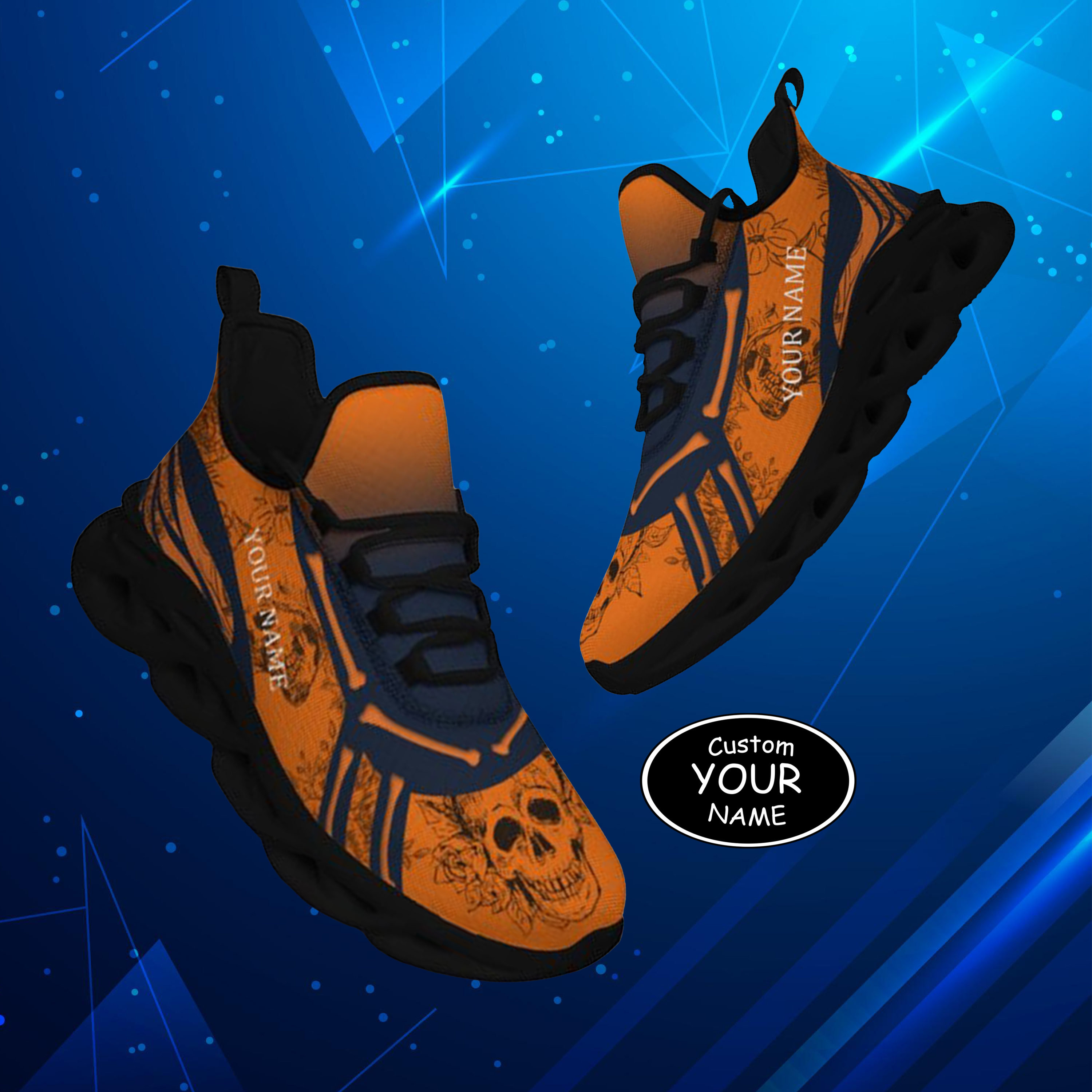 Personalized  Chicago Sneakers, Custom Breathable Walking Shoes, Patriotic Running Shoes,Max Sowl-25-cy-Chicago-7-1