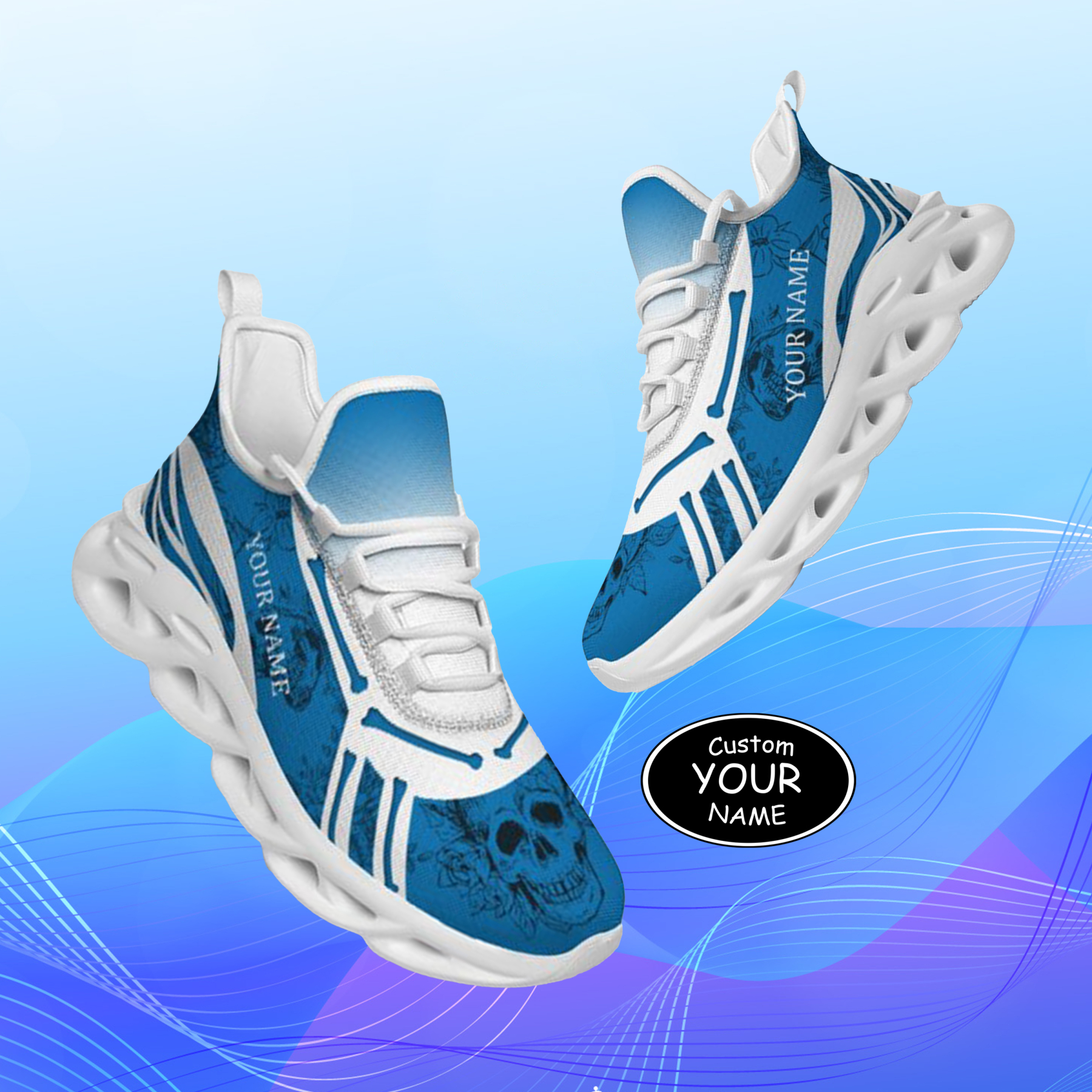 Personalized  Detroit Sneakers, Custom Breathable Walking Shoes, Patriotic Running Shoes,Max Sowl-25-cy-Detroit-11-1