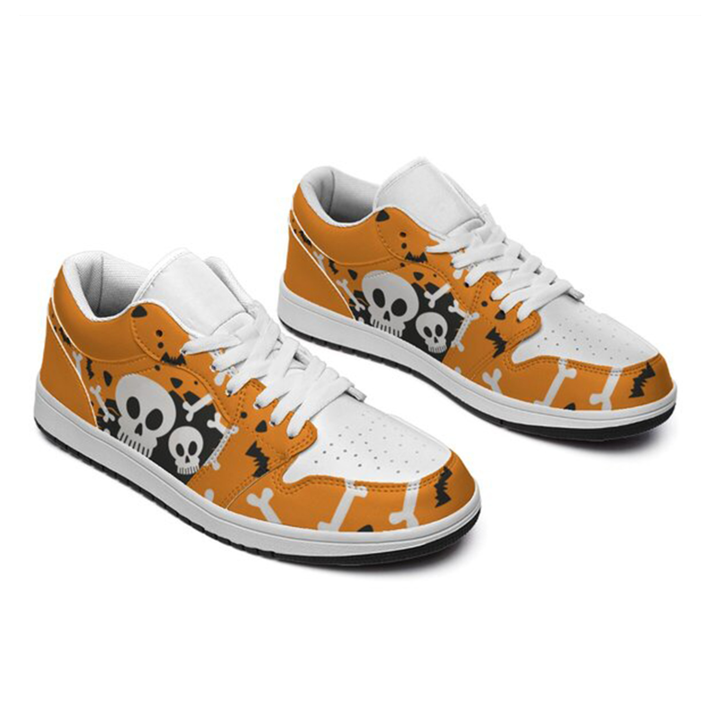 Jordan 1 Low-25-yy-skull-13, Jordan 1 Retro Low Sneakers, Personalized Gothic Shoes, Skull Design, Unisex Non Slip Walking Sneakers, Lightweight Breathable Running Shoes, Casual Sports Shoes, Unique Holidays Gifts