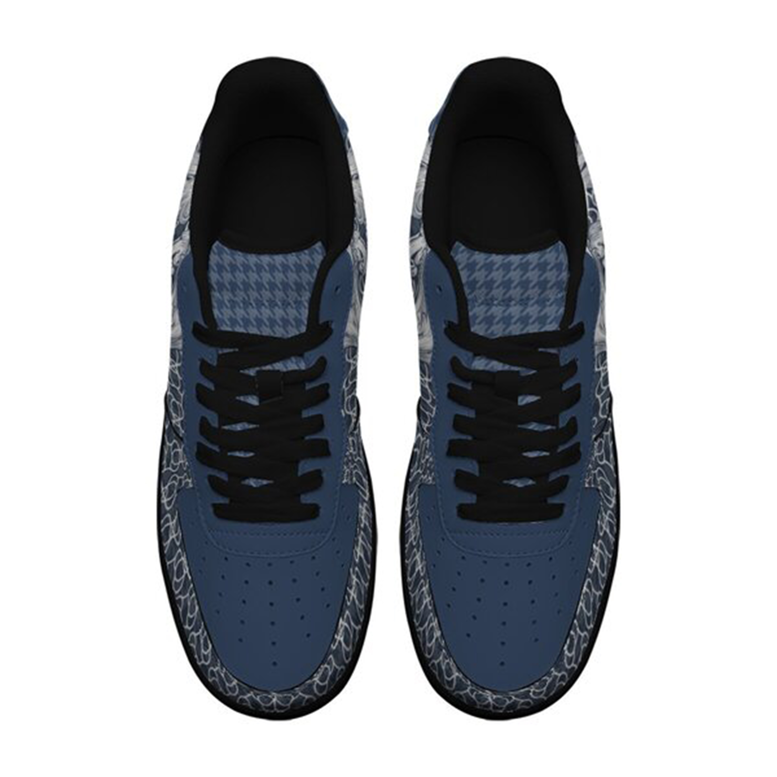 Air Force 1-25-cy-Quiet Luxe-4, Personalized Light Luxury Vintage Sneakers, Breathable Running Shoes, Printed Luxury-inspired Design, Anti-Slip Athletic Shoes, Lightweight Walking Sneakers