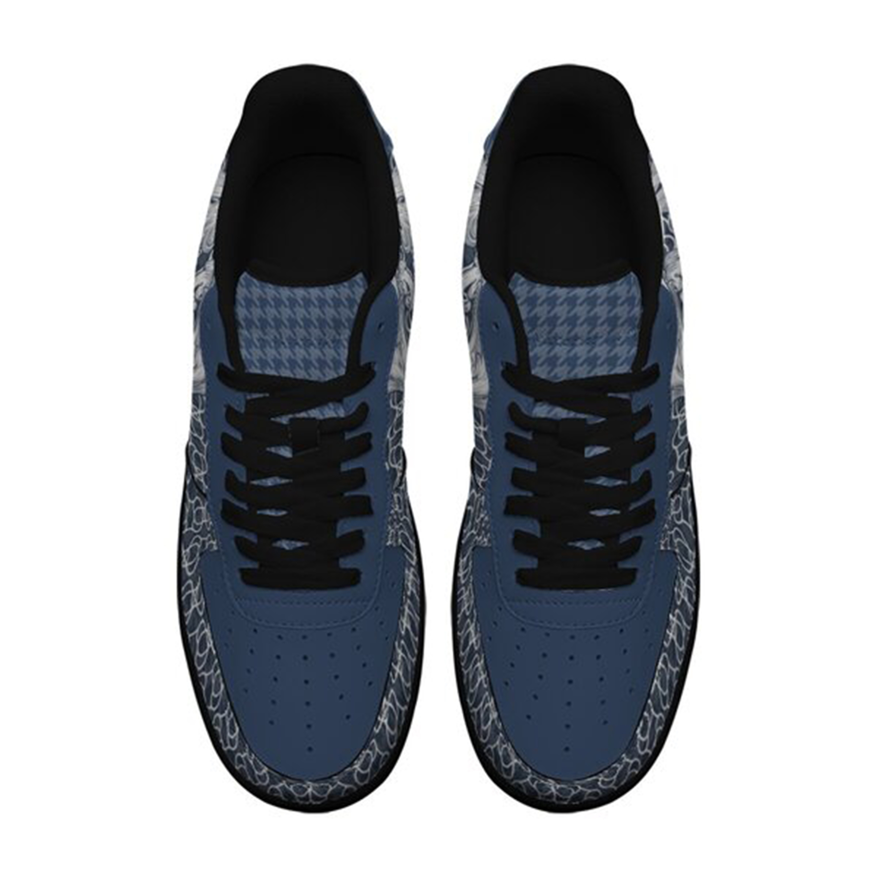 Air Force 1-25-cy-Quiet Luxe-4, Personalized Light Luxury Vintage Sneakers, Breathable Running Shoes, Printed Luxury-inspired Design, Anti-Slip Athletic Shoes, Lightweight Walking Sneakers