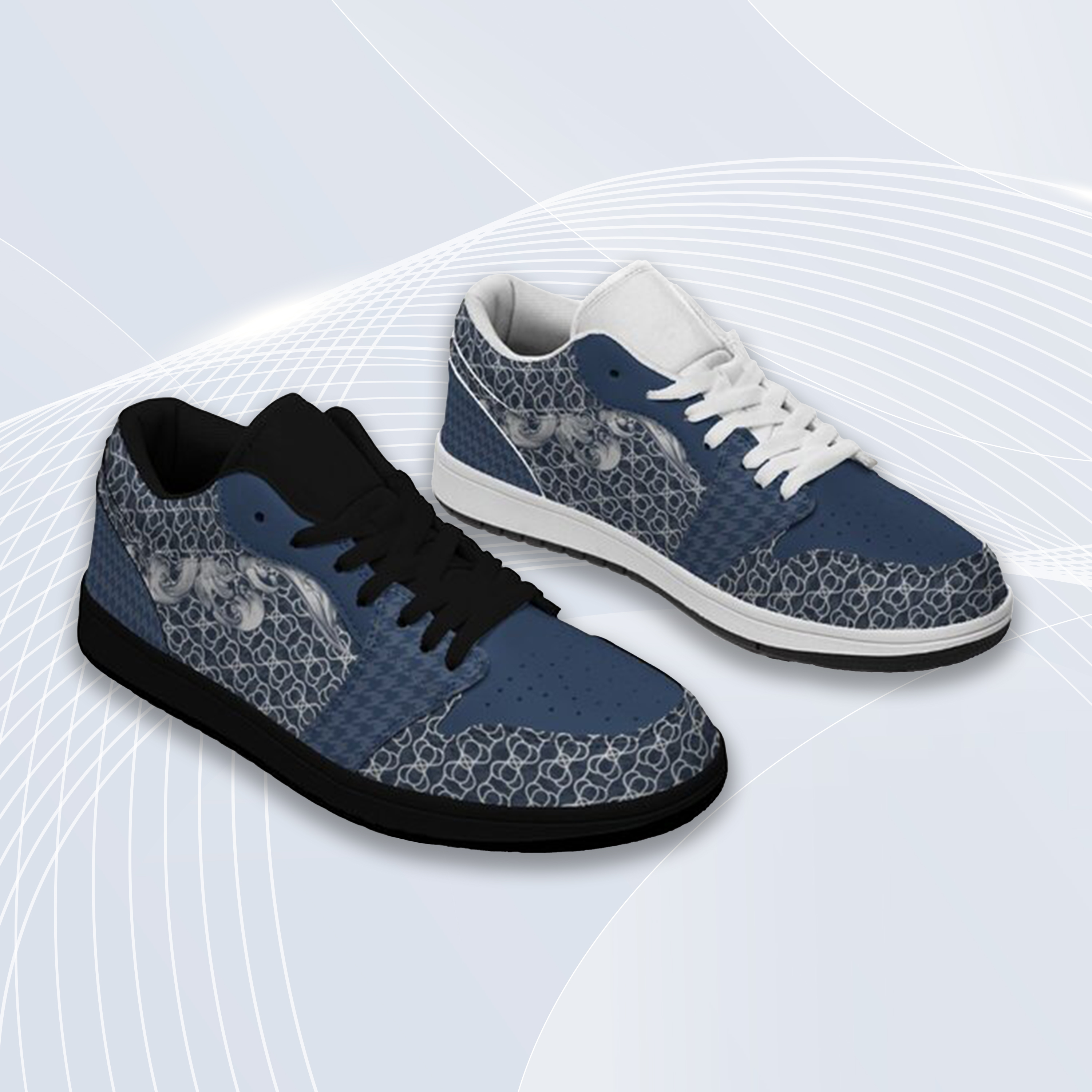 Jordan 1-25-cy-Quiet Luxe-4, Jordan 1 Retro Low Sneakers, Personalized Light Luxury Vintage Sneakers, Breathable Running Shoes, Printed Luxury-inspired Design, Anti-Slip Athletic Shoes, Lightweight Walking Sneakers
