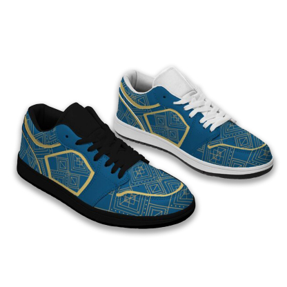 Jordan 1-25-cy-Quiet Luxe-10, Jordan 1 Retro Low Sneakers, Personalized Light Luxury Vintage Sneakers, Custom Printed Design, Light Breathable, Casual Walking Shoes, Fashion Sneakers