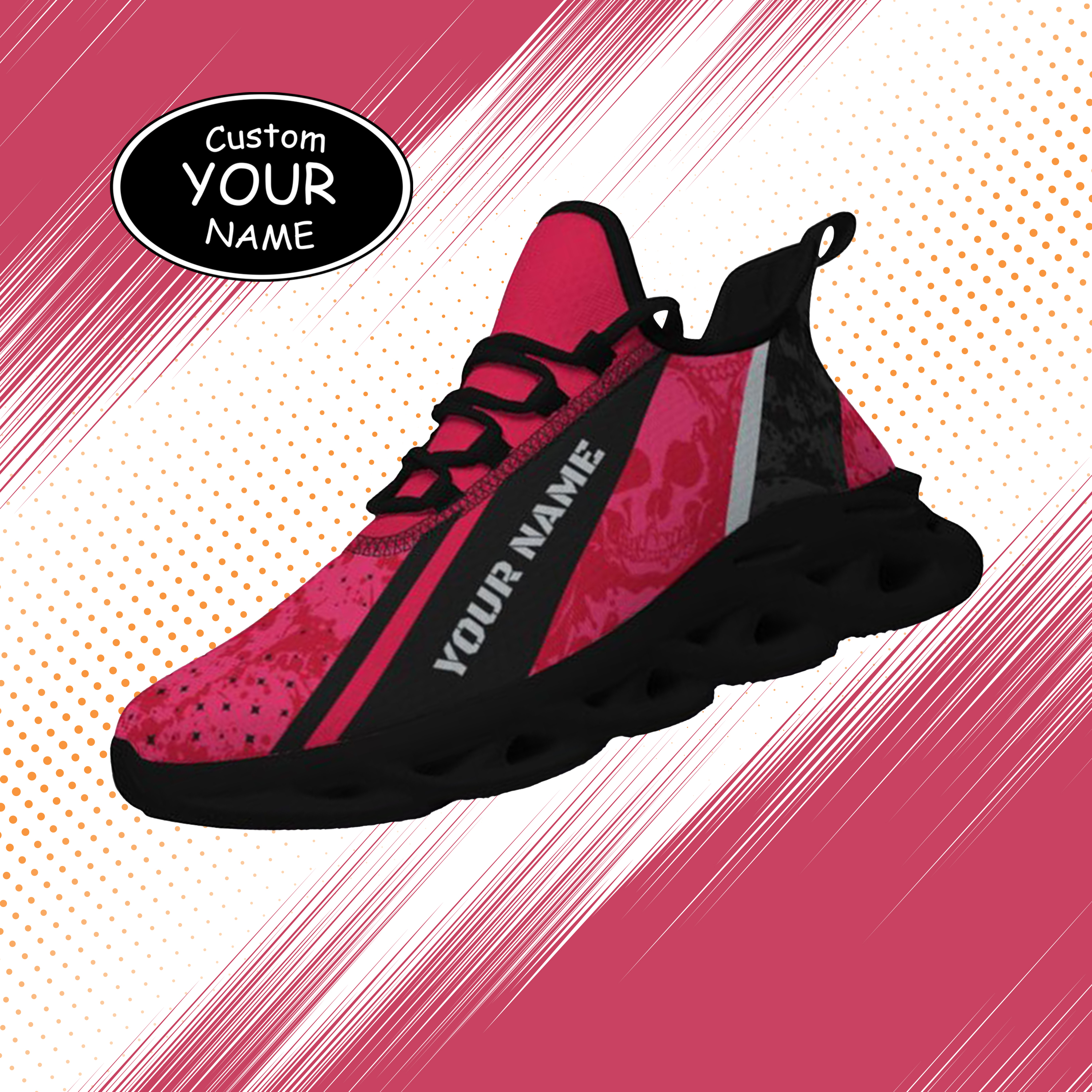 Max Sowl-25-cy-Columbus-3-1, Personalized Ohio State Buckeyes Custom Max Sowl Shoes, Patriotic Running Sneakers, Custom Comfortable Walking Shoes