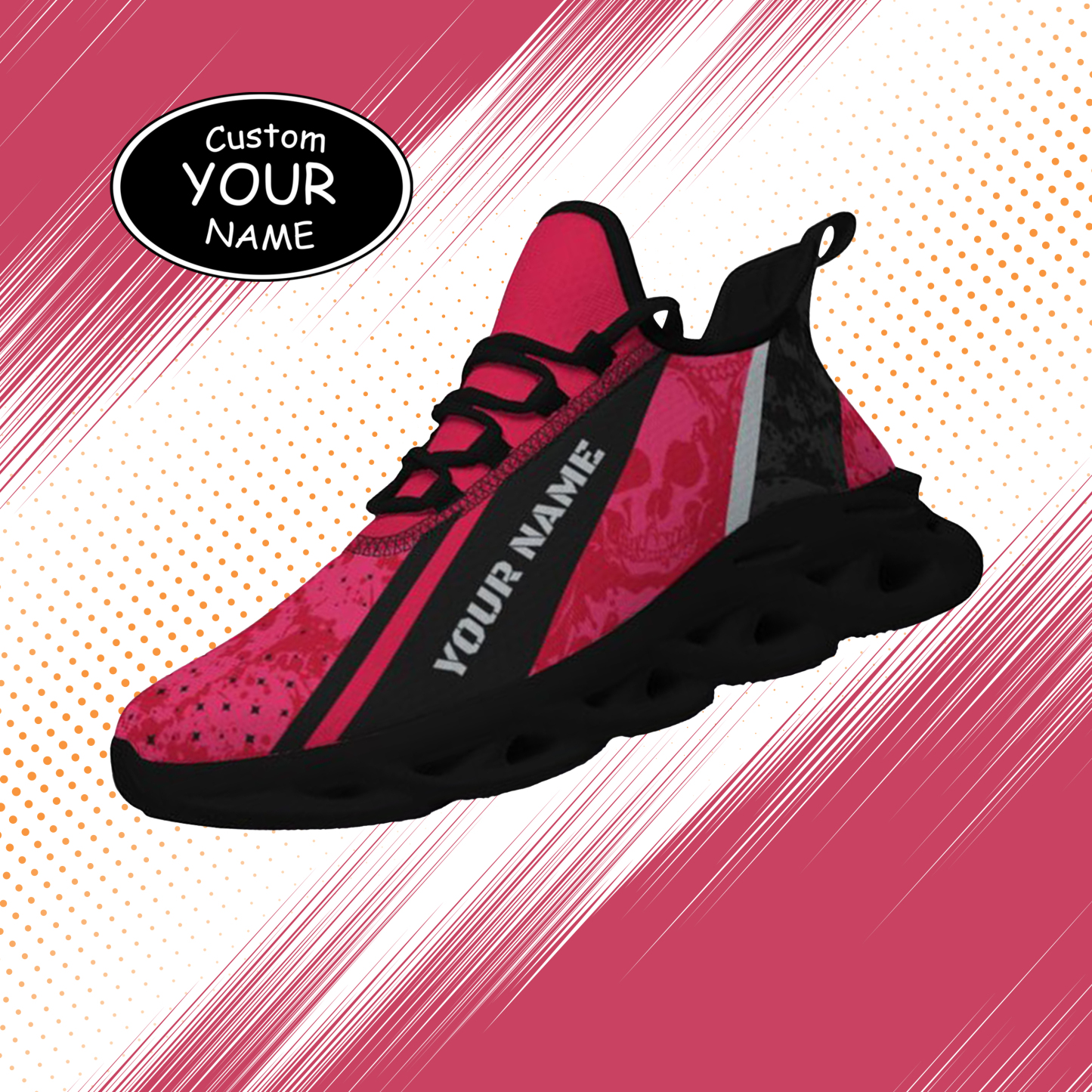 Max Sowl-25-cy-Columbus-3-1, Personalized Ohio State Buckeyes Custom Max Sowl Shoes, Patriotic Running Sneakers, Custom Comfortable Walking Shoes