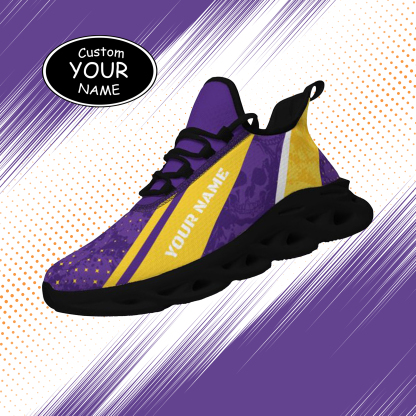 Max Sowl-25-cy-Baton Rouge-6-1, Personalized LSU Tigers Custom Max Sowl Shoes, Patriotic Running Sneakers, Custom Comfortable Walking Shoes