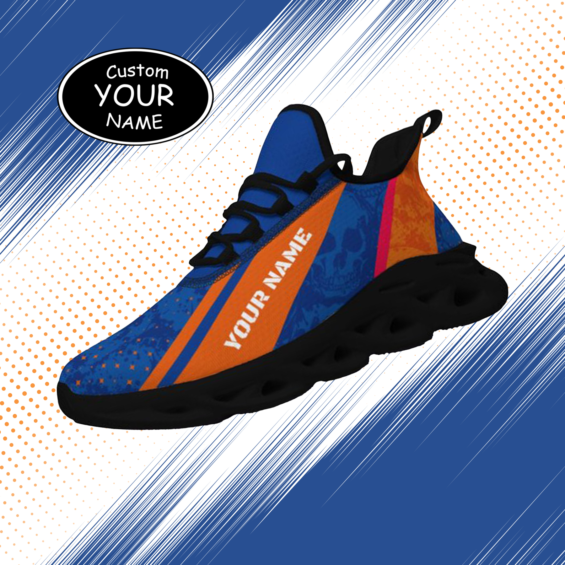 Max Sowl-25-cy-Gainesville-7-1, Personalized Florida Gators Custom Max Sowl Shoes, Patriotic Running Sneakers, Custom Comfortable Walking Shoes