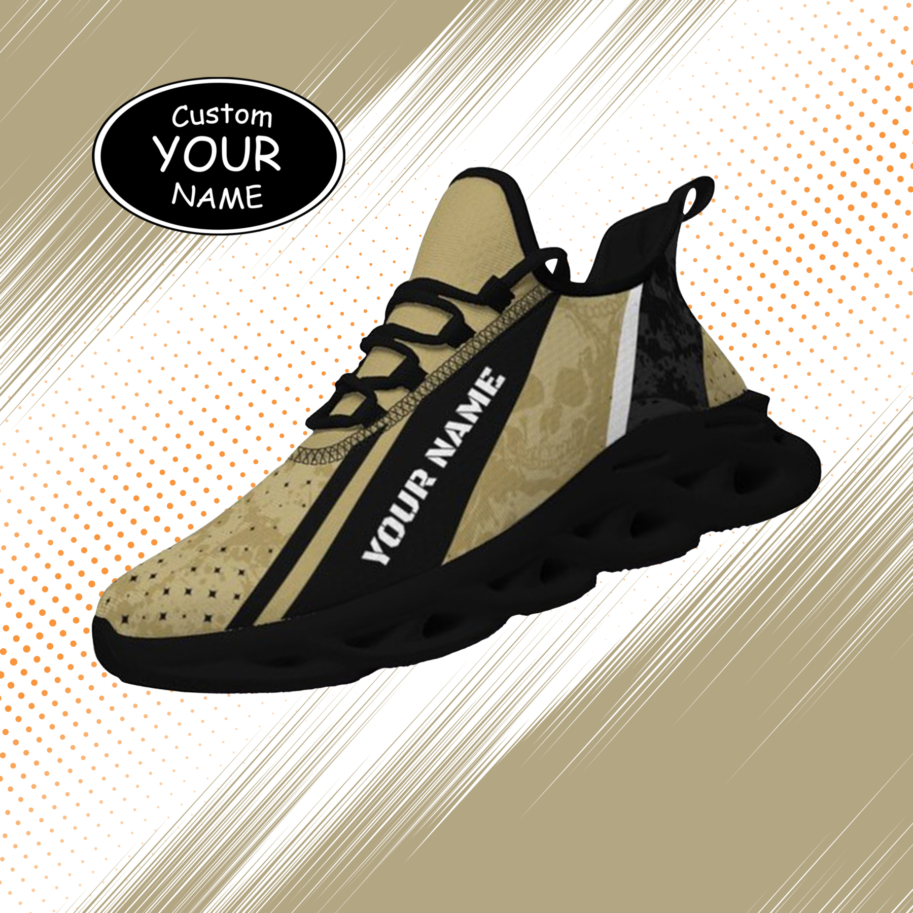 Max Sowl-25-cy-Orlando-11-1, Personalized UCF Knights Custom Max Sowl Shoes, Patriotic Running Sneakers, Custom Comfortable Walking Shoes