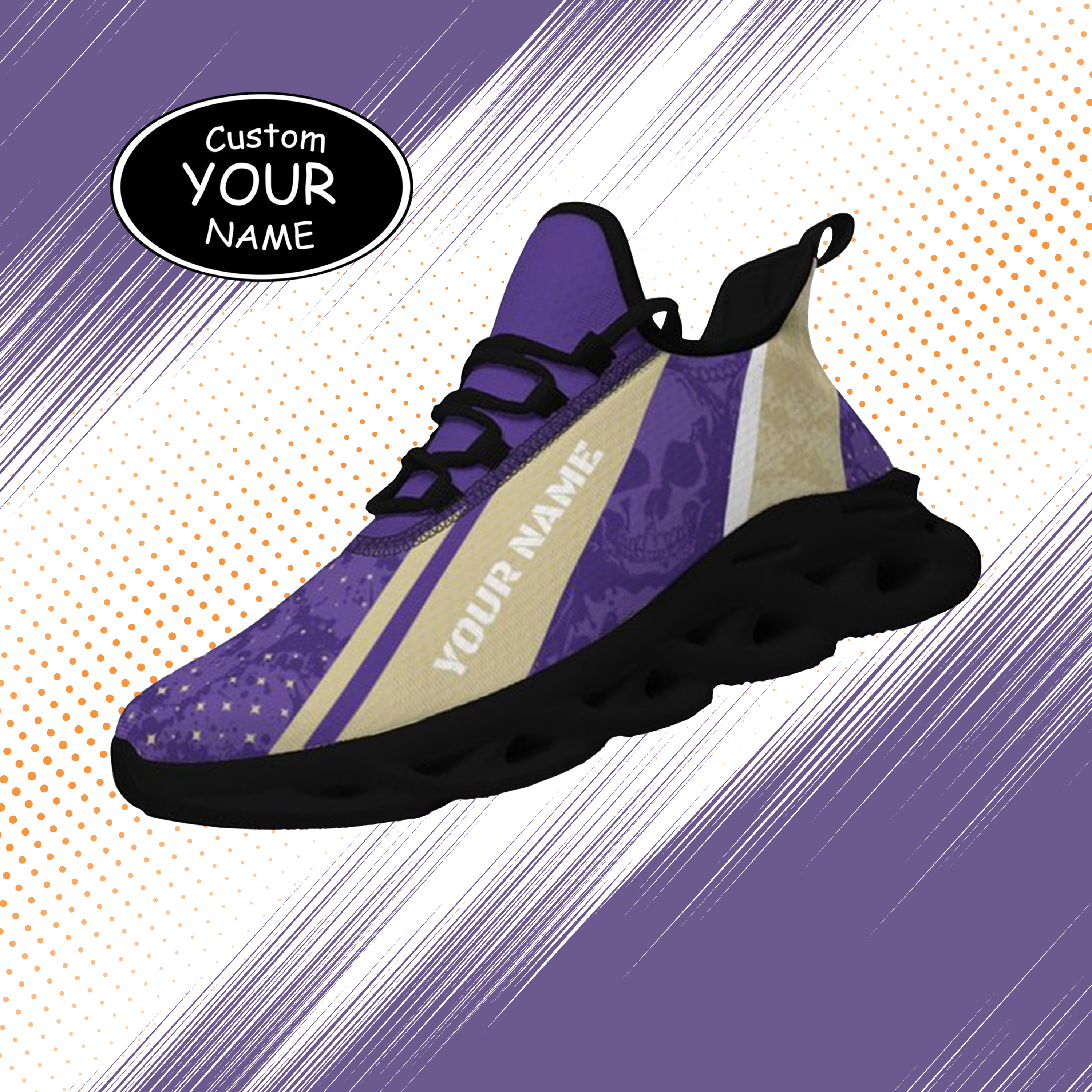 Max Sowl-25-cy-Seattle-13-1, Personalized Washington Huskies Custom Max Sowl Shoes, Patriotic Running Sneakers, Custom Comfortable Walking Shoes