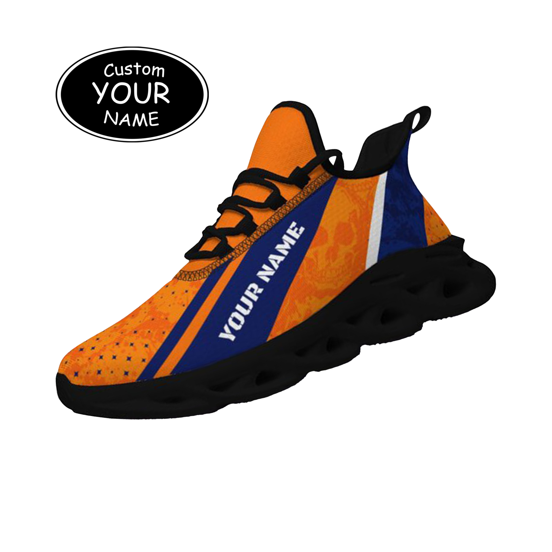 Max Sowl-25-cy-Syracuse-15-1, Personalized Syracuse Orange Custom Max Sowl Shoes, Patriotic Running Sneakers, Custom Comfortable Walking Shoes