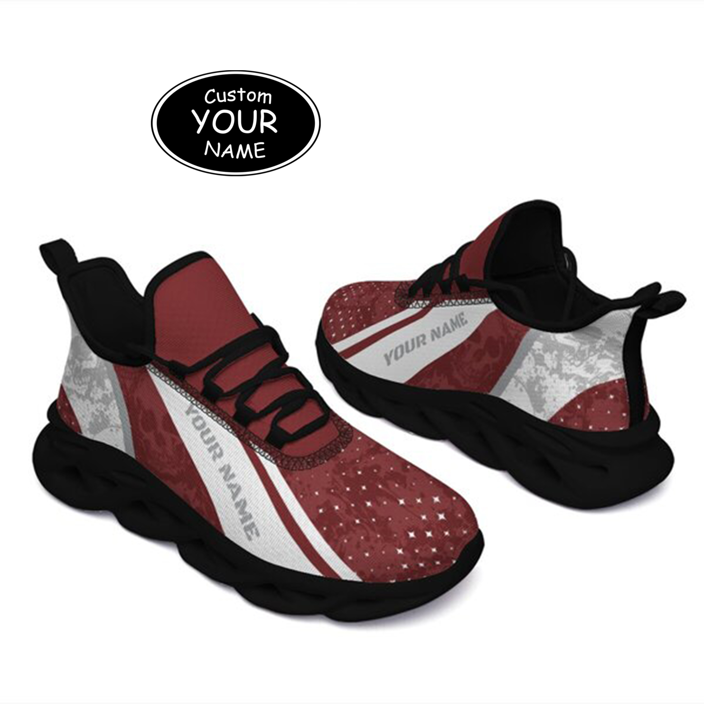 Max Sowl-25-cy-College Station-16-1, Personalized Texas A&M Aggies Custom Max Sowl Shoes, Patriotic Running Sneakers, Custom Comfortable Walking Shoes