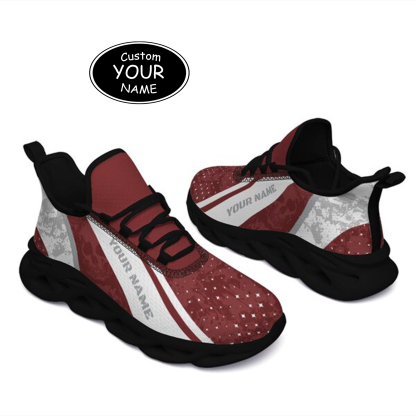 Max Sowl-25-cy-College Station-16-1, Personalized Texas A&M Aggies Custom Max Sowl Shoes, Patriotic Running Sneakers, Custom Comfortable Walking Shoes