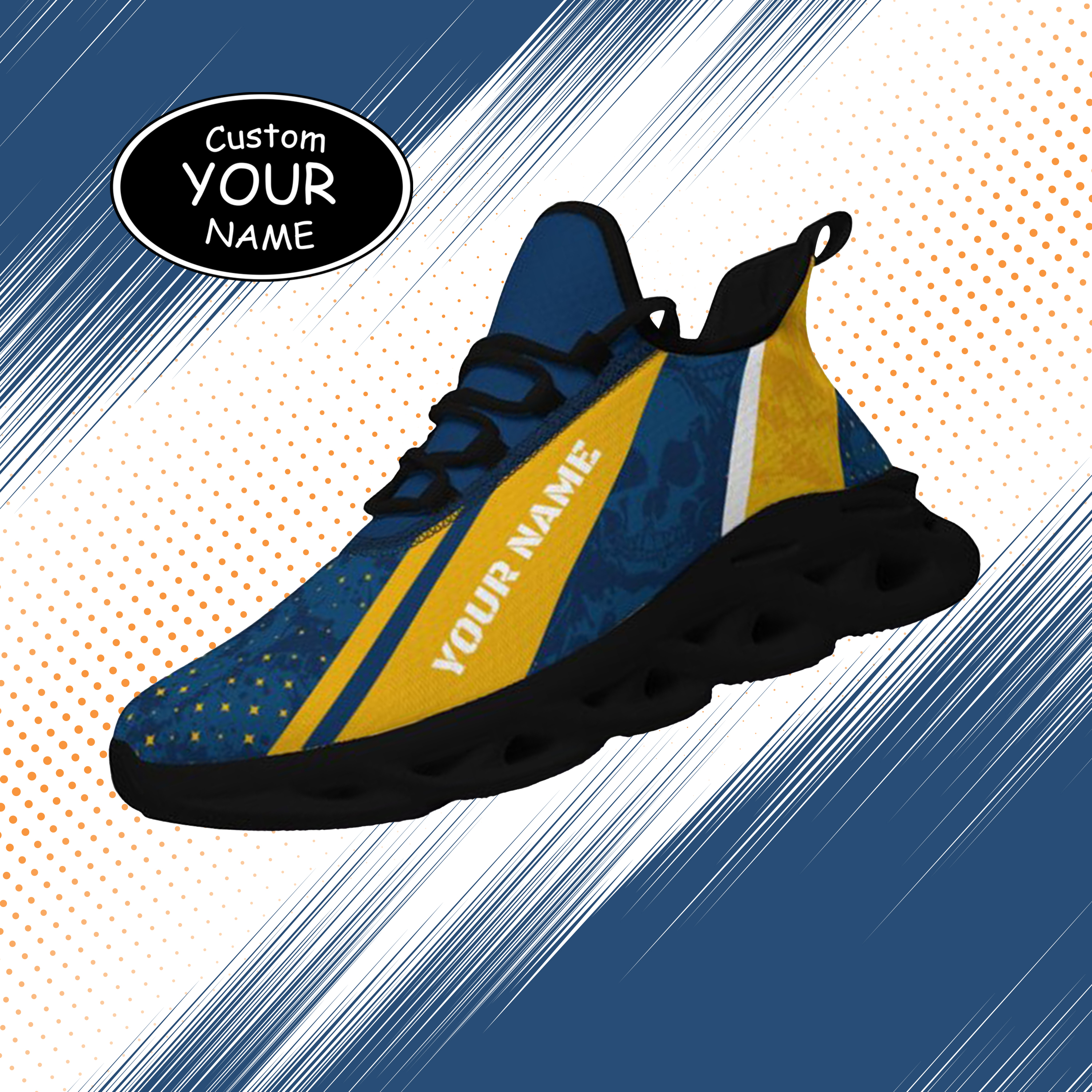 Max Sowl-25-cy-Morgantown-20-1, Personalized West Virginia Mountaineers Custom Max Sowl Shoes, Patriotic Running Sneakers, Custom Comfortable Walking Shoes