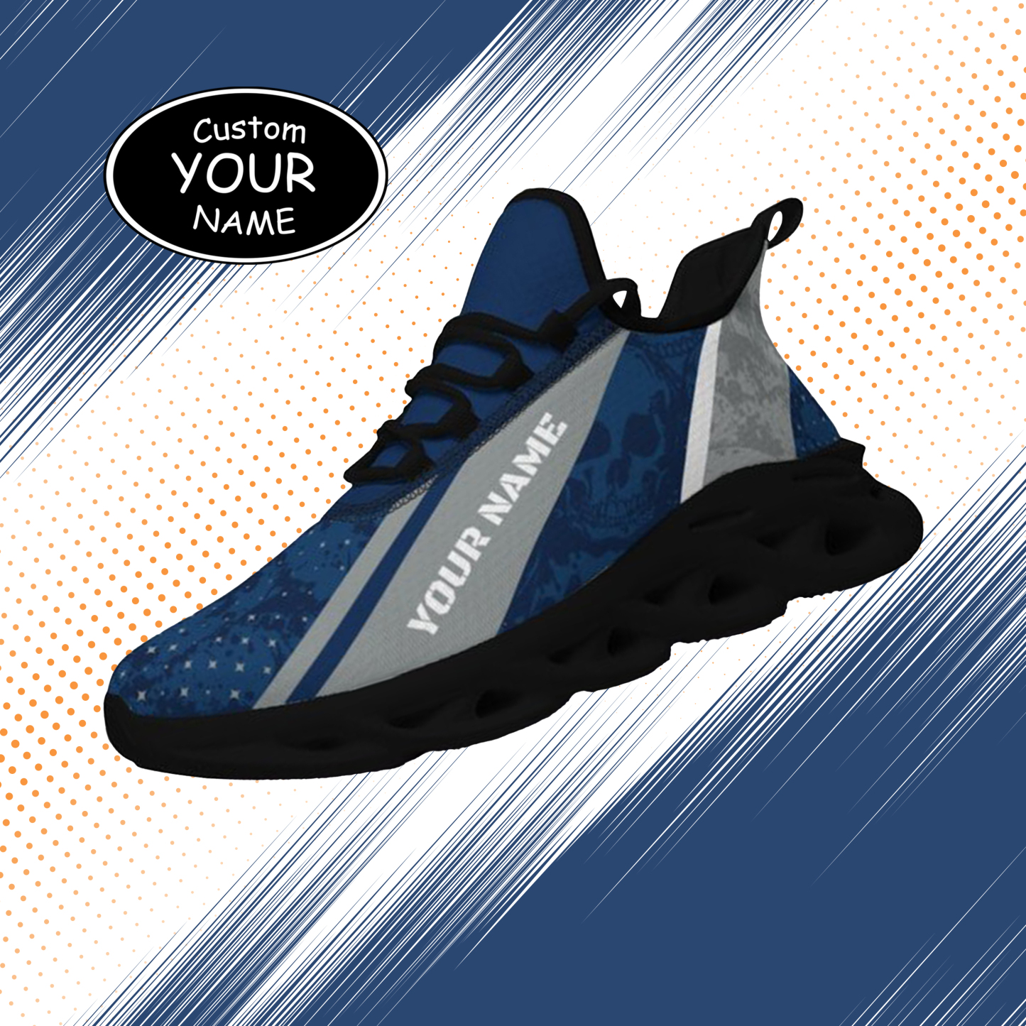 Max Sowl-25-cy-Logan-22-1, Personalized Utah State Aggies Custom Max Sowl Shoes, Patriotic Running Sneakers, Custom Comfortable Walking Shoes