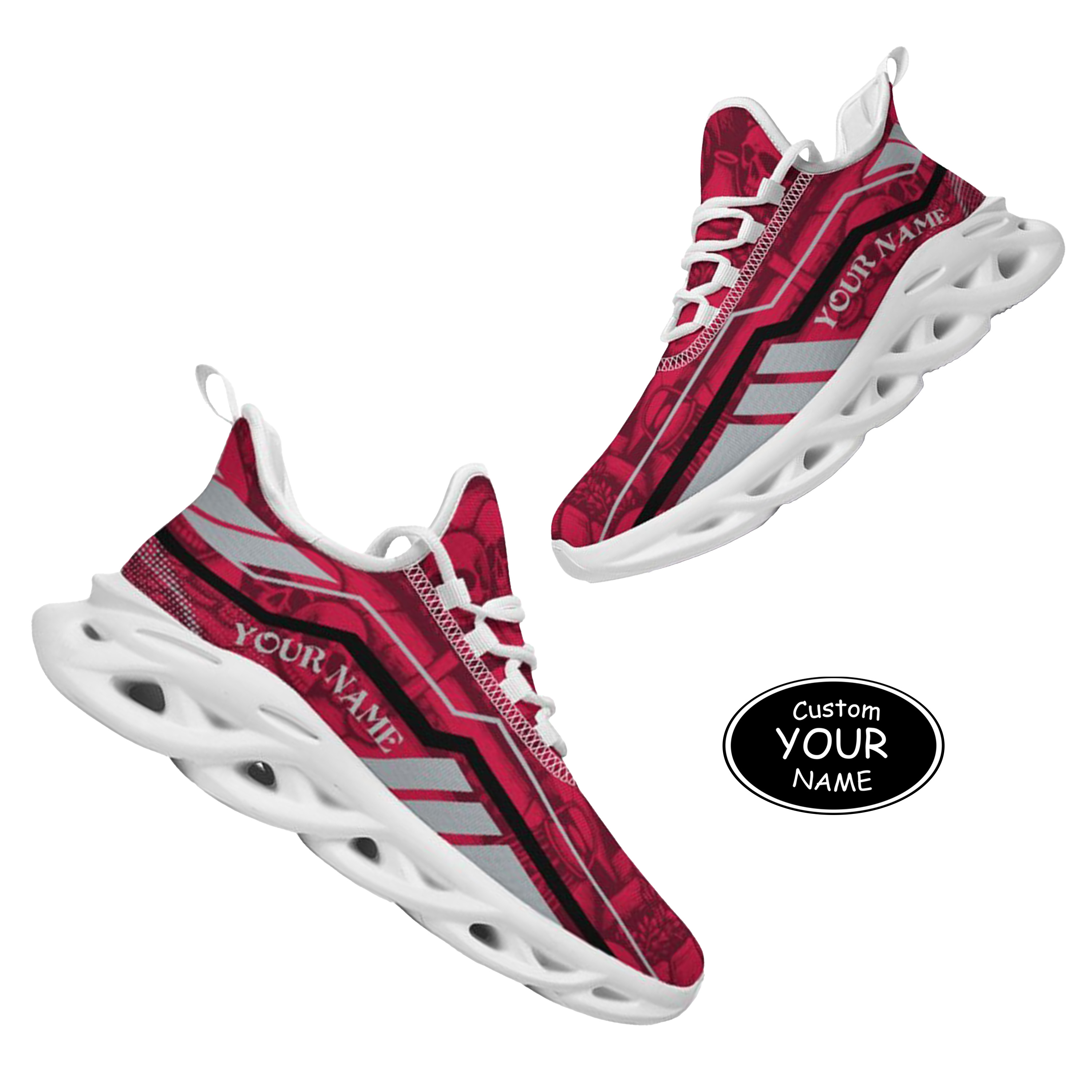 Max Sowl-25-yy-Columbus-3-1, Personalized Ohio State Buckeyes Custom Max Sowl Shoes, Patriotic Running Sneakers, Custom Comfortable Walking Shoes