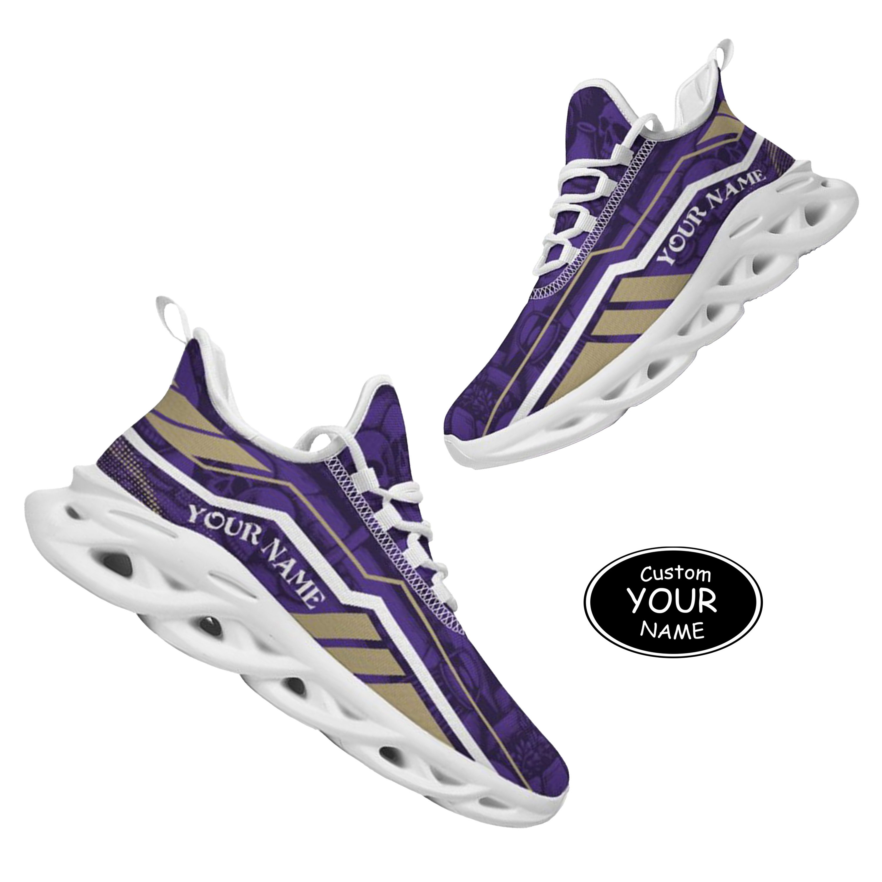 Max Sowl-25-yy-Seattle-13-1, Personalized Washington Huskies Custom Max Sowl Shoes, Patriotic Running Sneakers, Custom Comfortable Walking Shoes