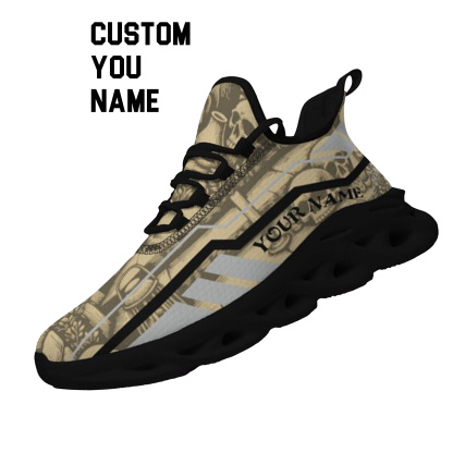 Max Sowl-25-yy-West Point-19-1, Personalized Army Black Knights Custom Max Sowl Shoes, Patriotic Running Sneakers, Custom Comfortable Walking Shoes