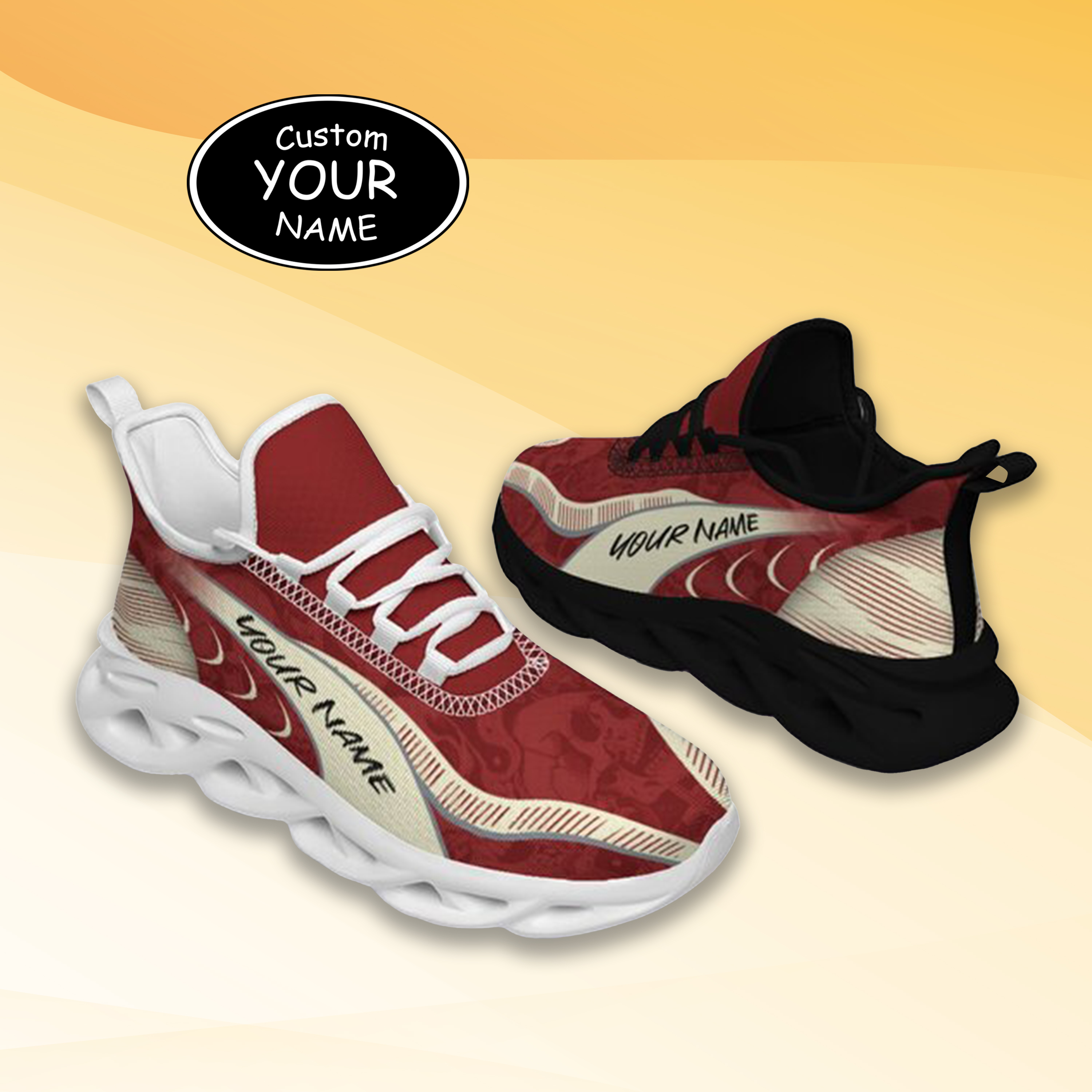 Max Sowl-25-cy-Norman-4-2, Personalized Oklahoma Sooners Custom Max Sowl Shoes, Patriotic Running Sneakers, Custom Comfortable Walking Shoes