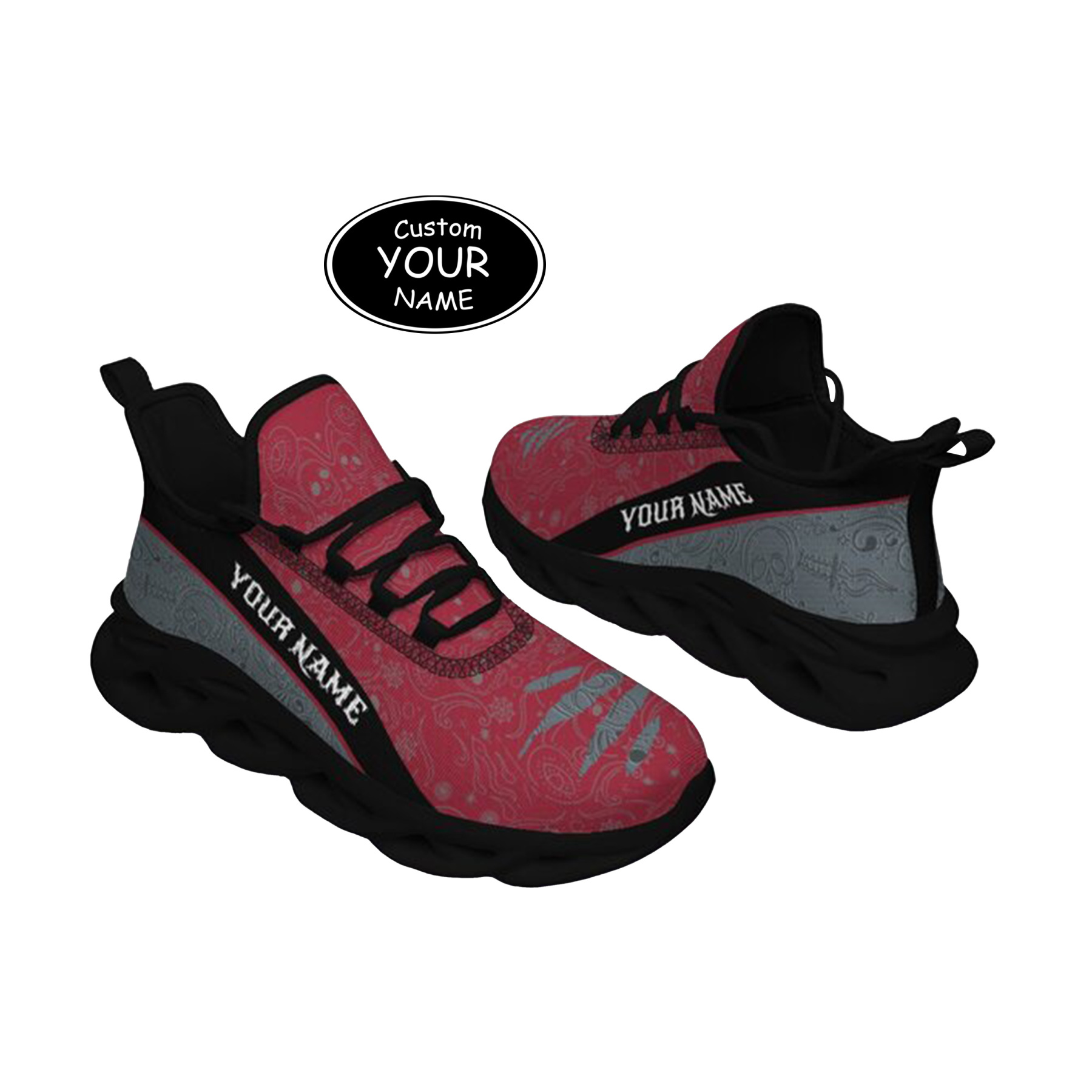 Max Sowl-25-yy-Pullman-10-2, Personalized Washington State Cougars Custom Max Sowl Shoes, Patriotic Running Sneakers, Custom Comfortable Walking Shoes